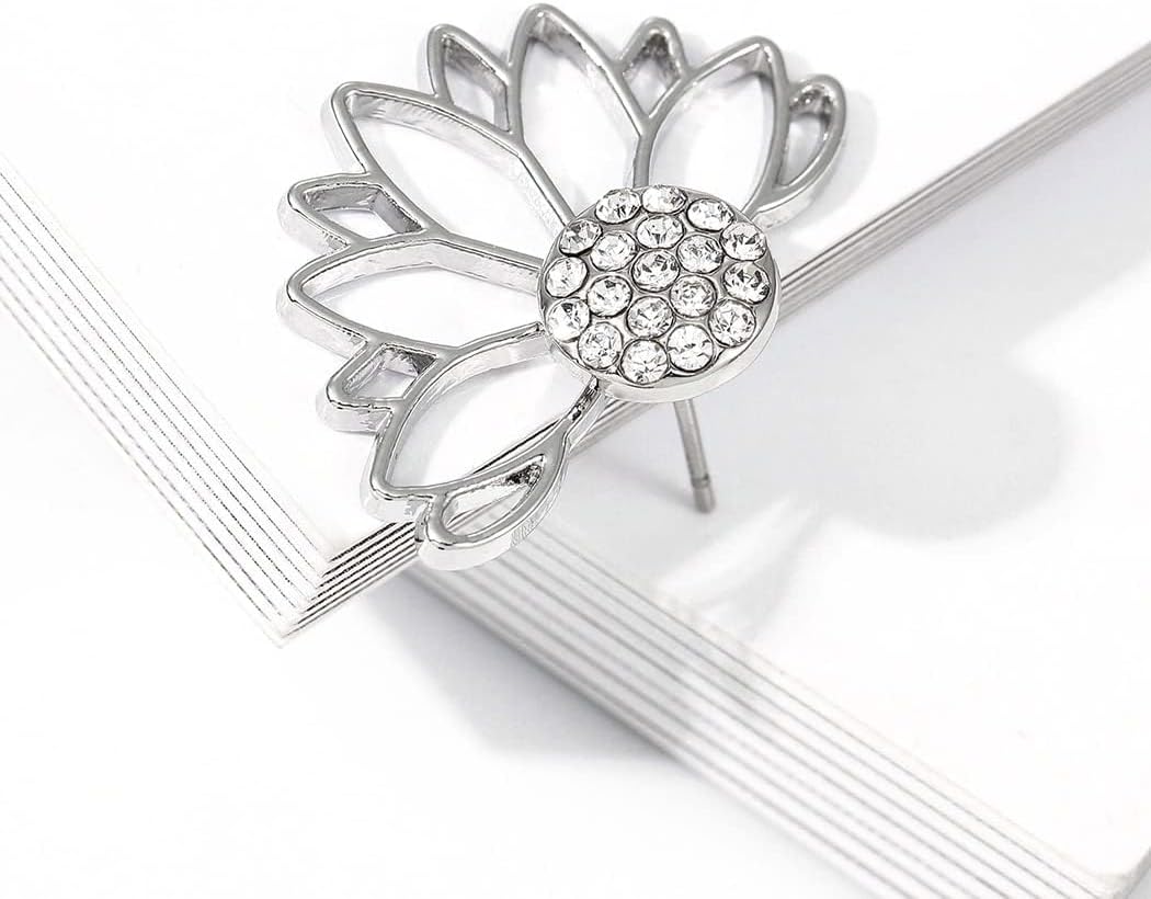 Pendientes brillantes de cristal