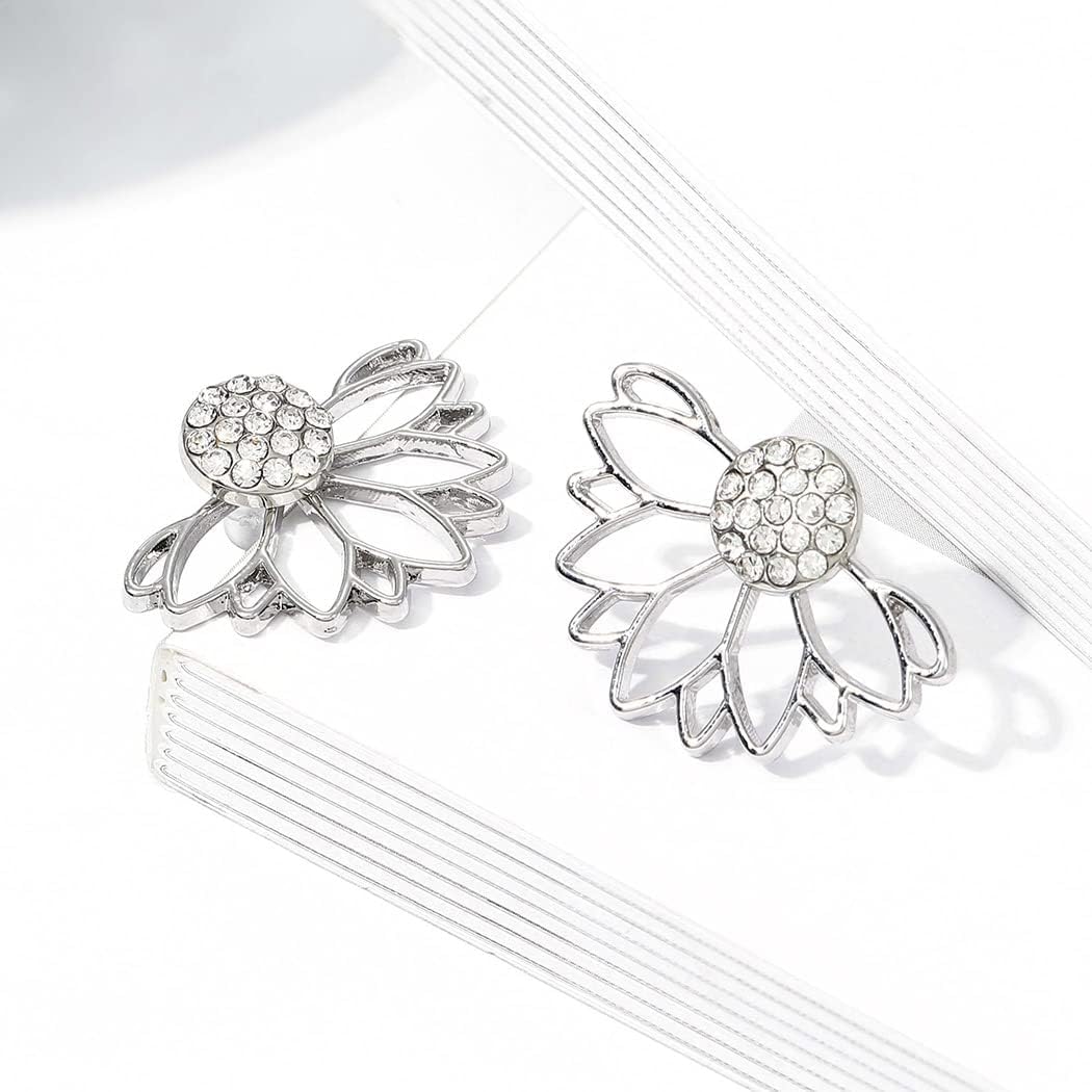 Pendientes brillantes de cristal