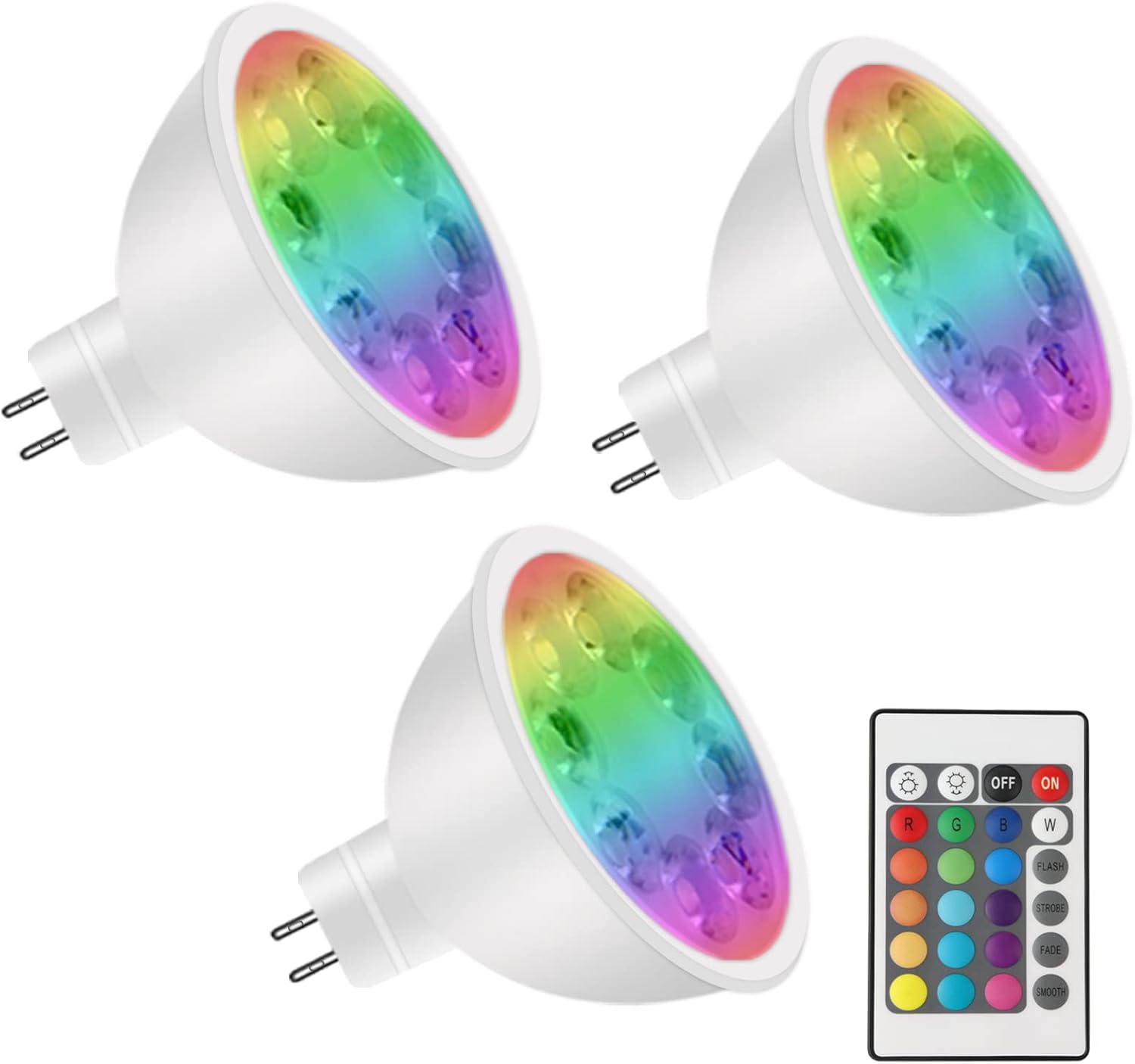 Bombillas LED MR16 RGBW 4W