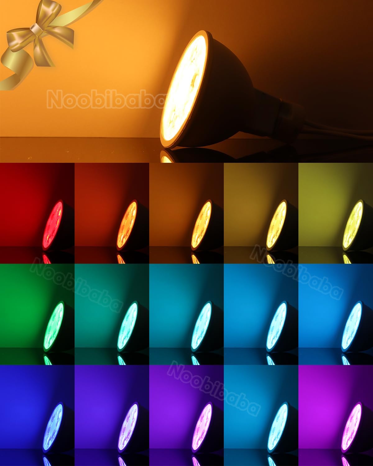 Bombillas LED MR16 RGBW 4W