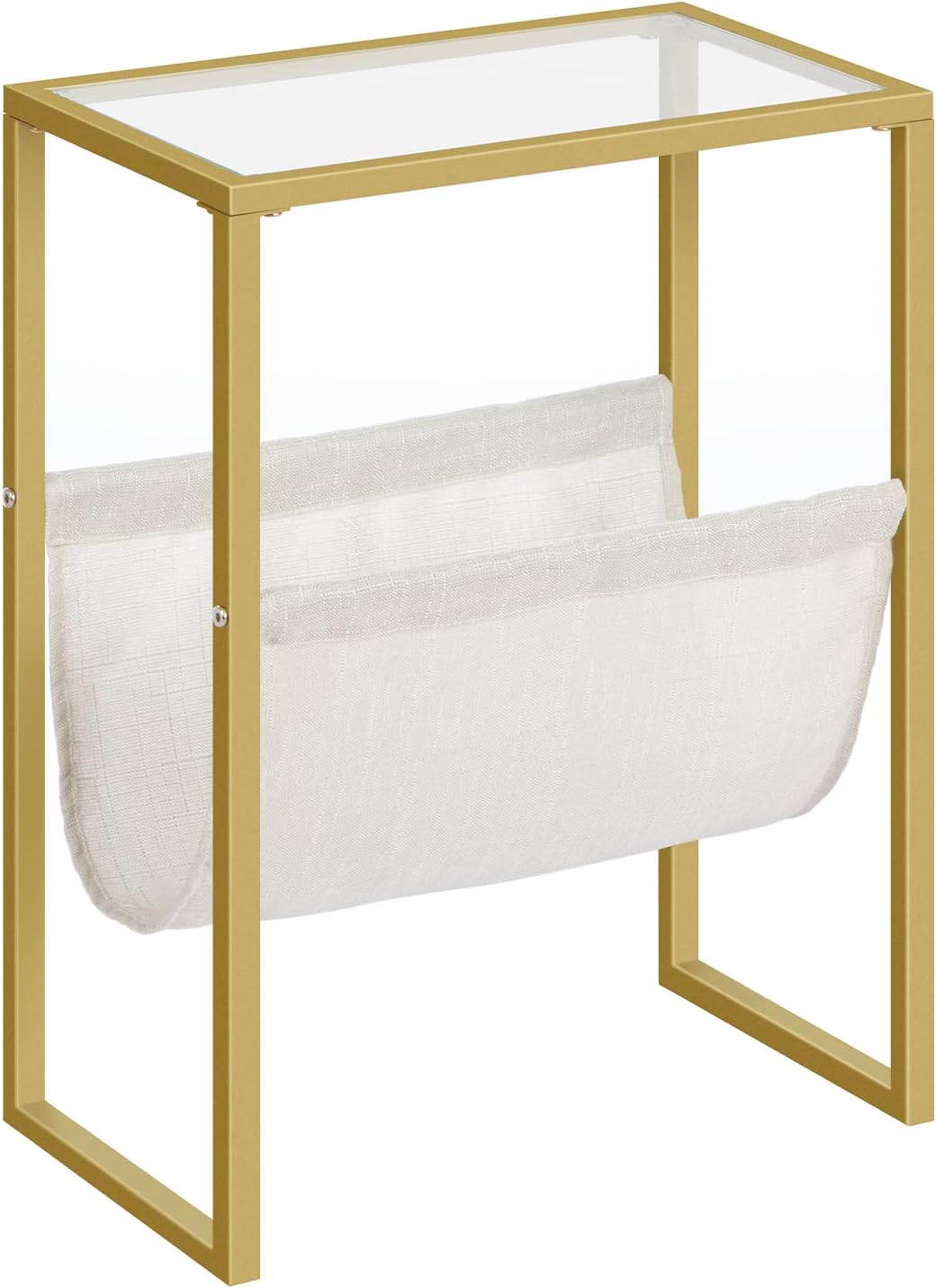 Mesa Auxiliar Estrecha Dorada