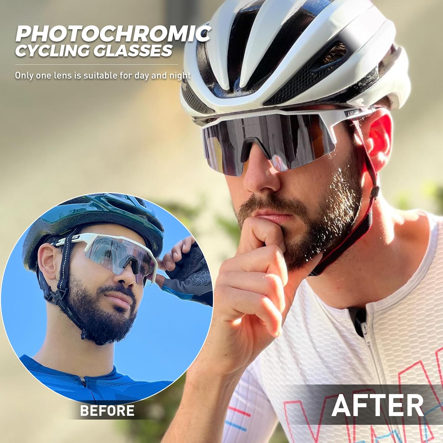 Gafas de Ciclismo KAPVOE TR90