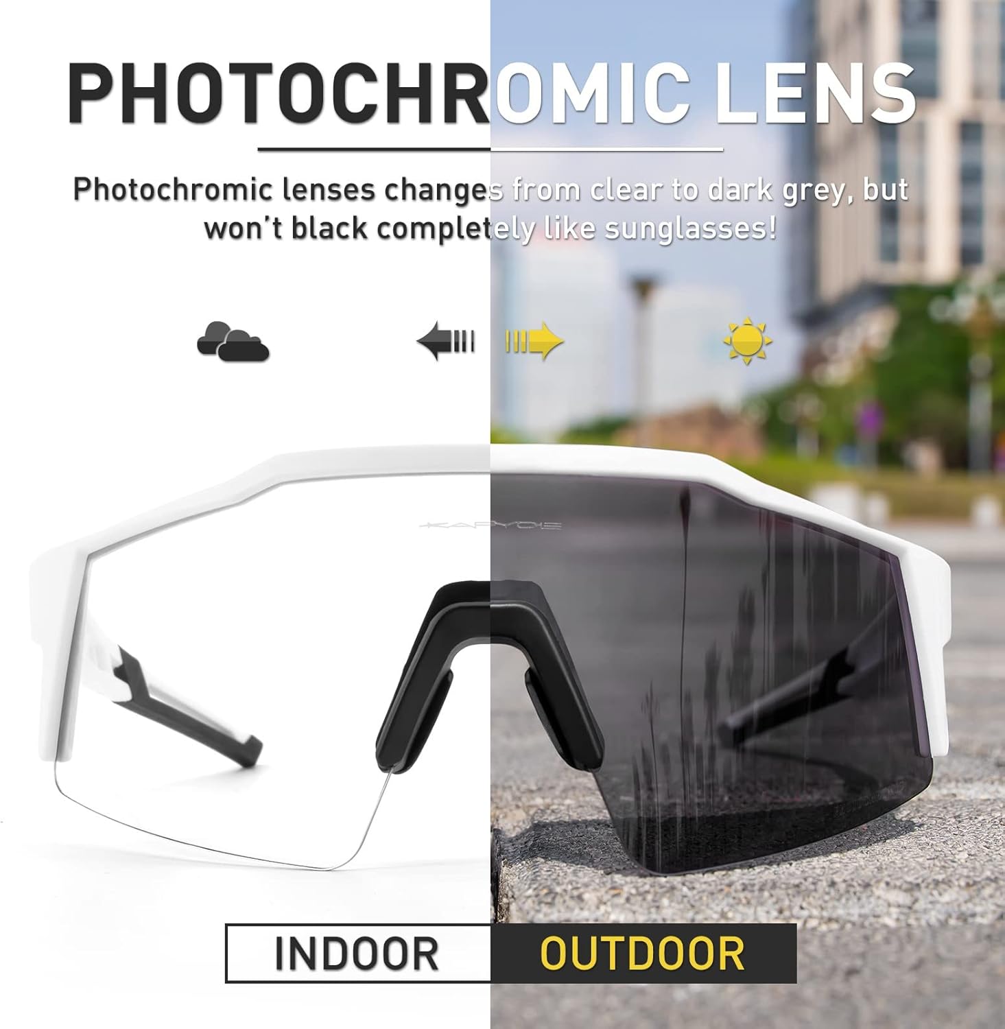 Gafas de Ciclismo KAPVOE TR90