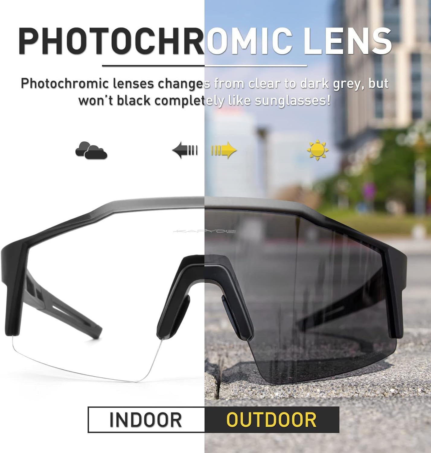Gafas de Ciclismo Fotocromáticas