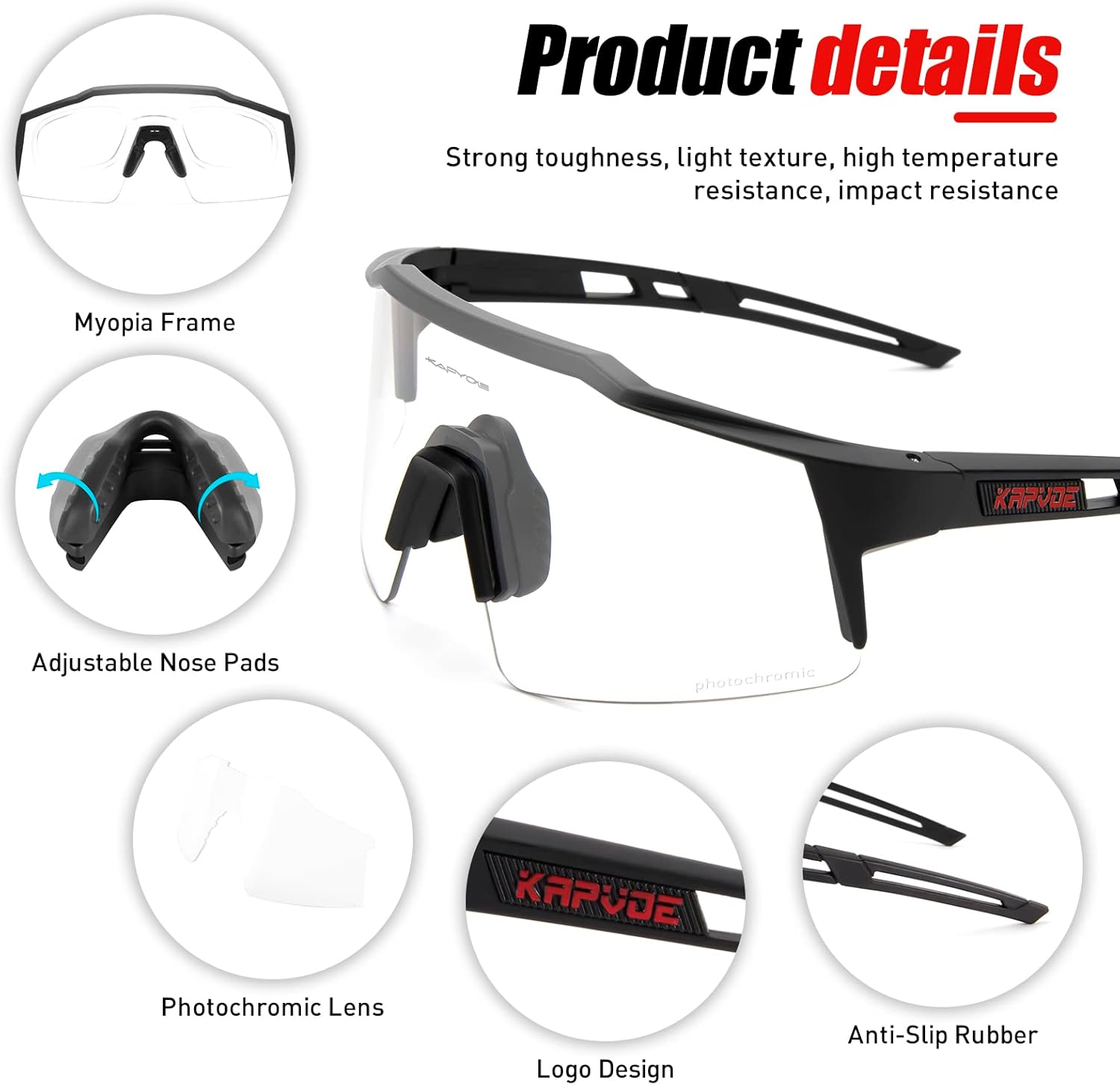 Gafas de Ciclismo Fotocromáticas