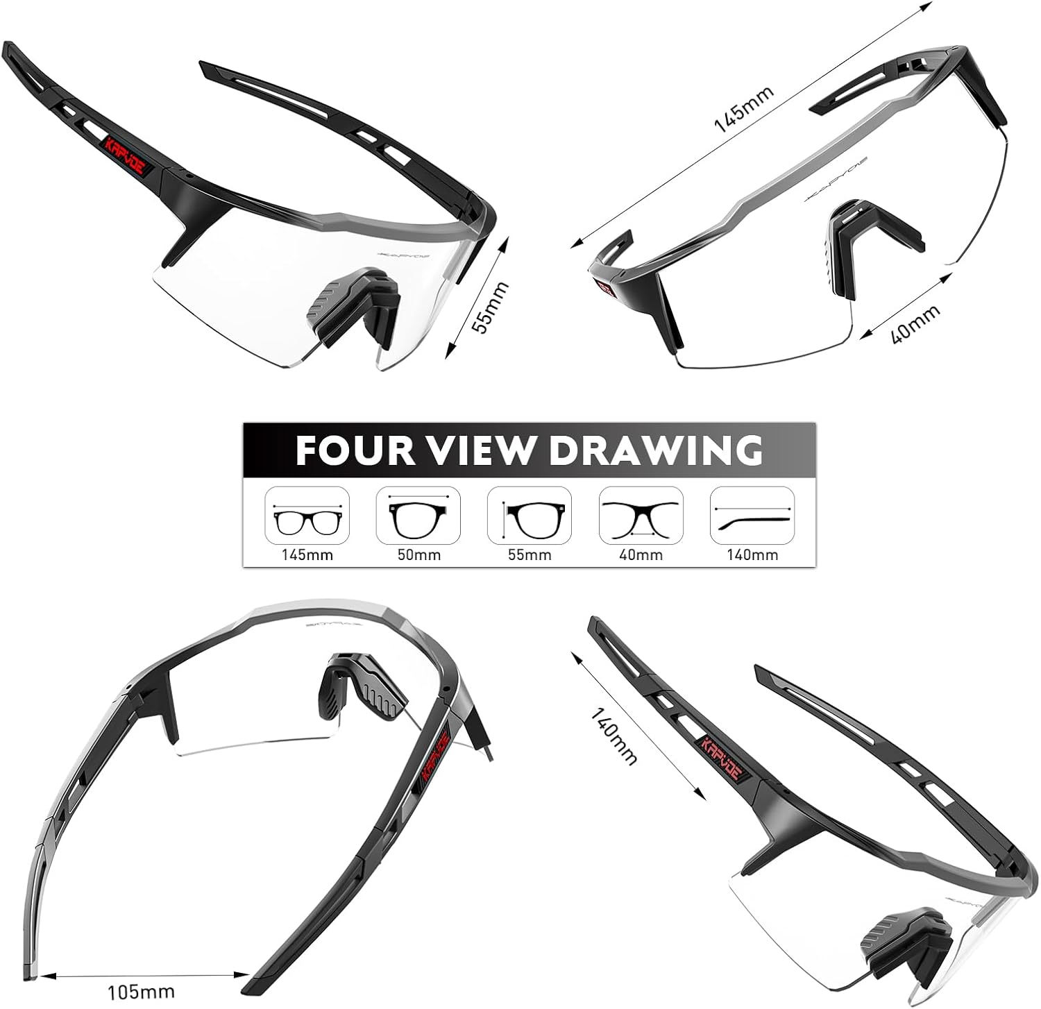 Gafas de Ciclismo Fotocromáticas