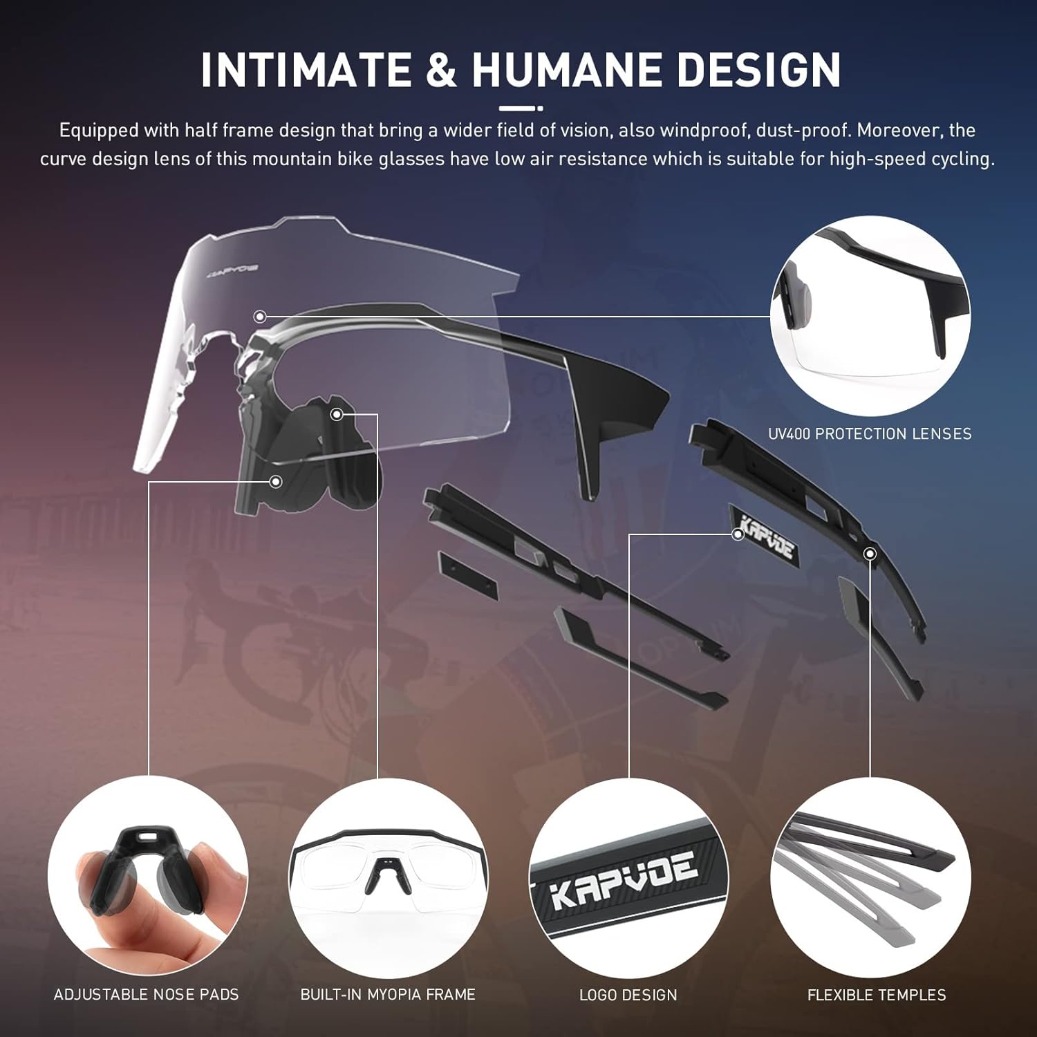 Gafas de Ciclismo Fotocromáticas