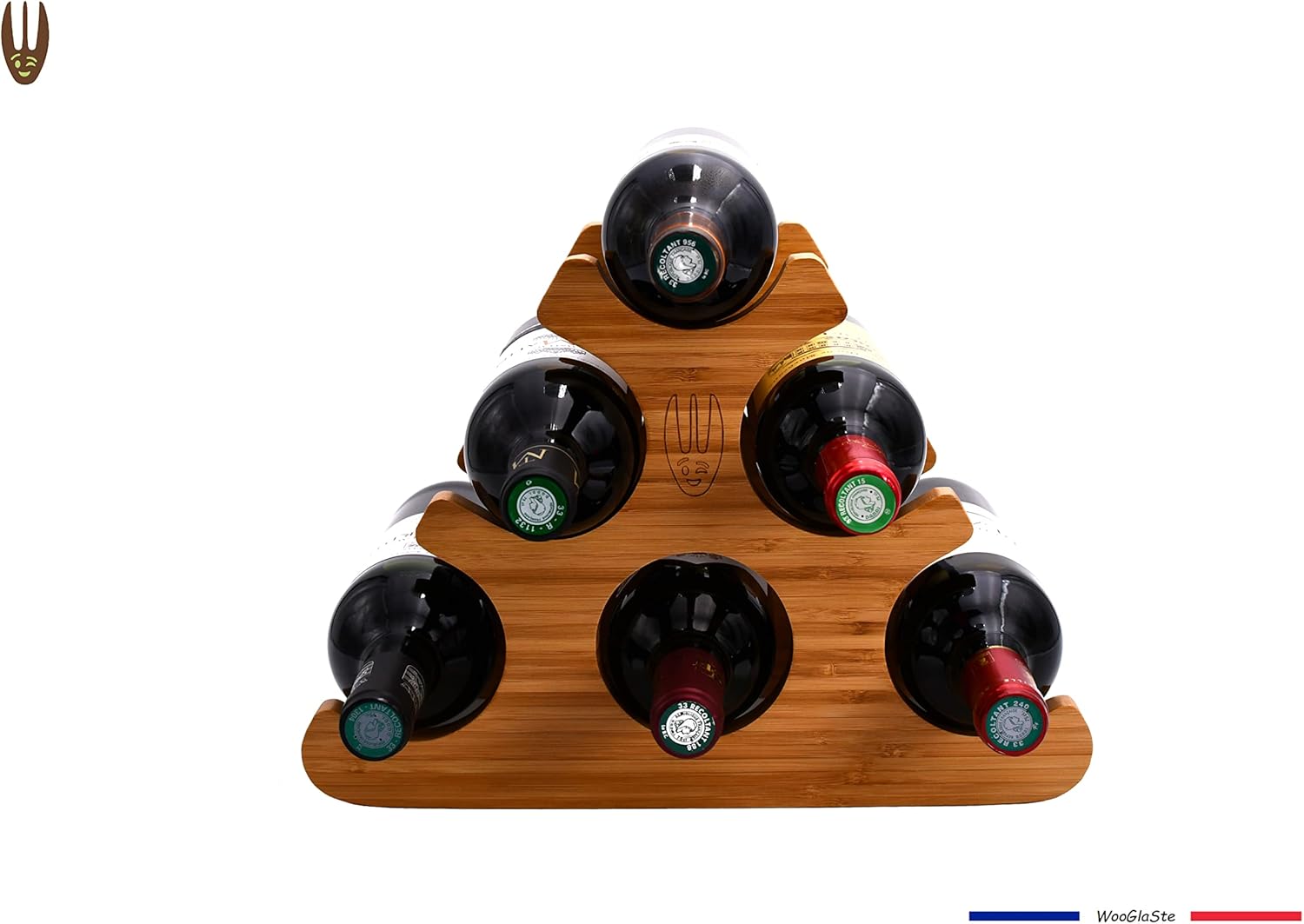 Soporte de Vino en Bambú