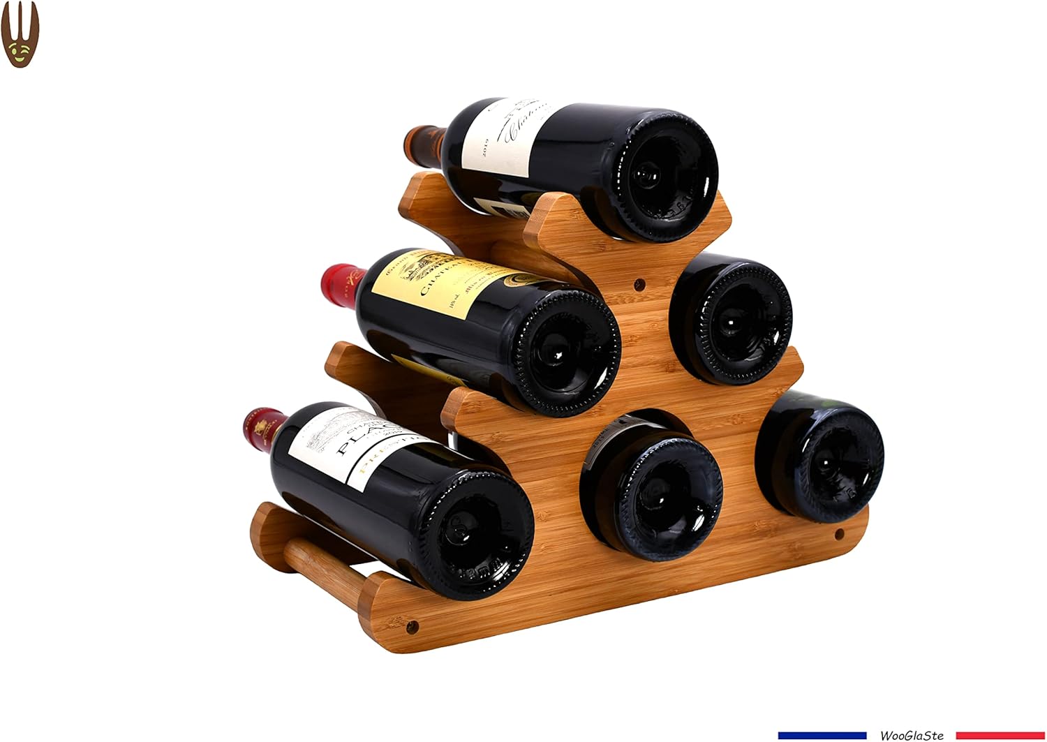 Soporte de Vino en Bambú