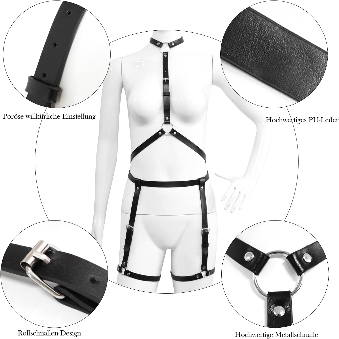 Lencería Punk Gótica BDSMYEE