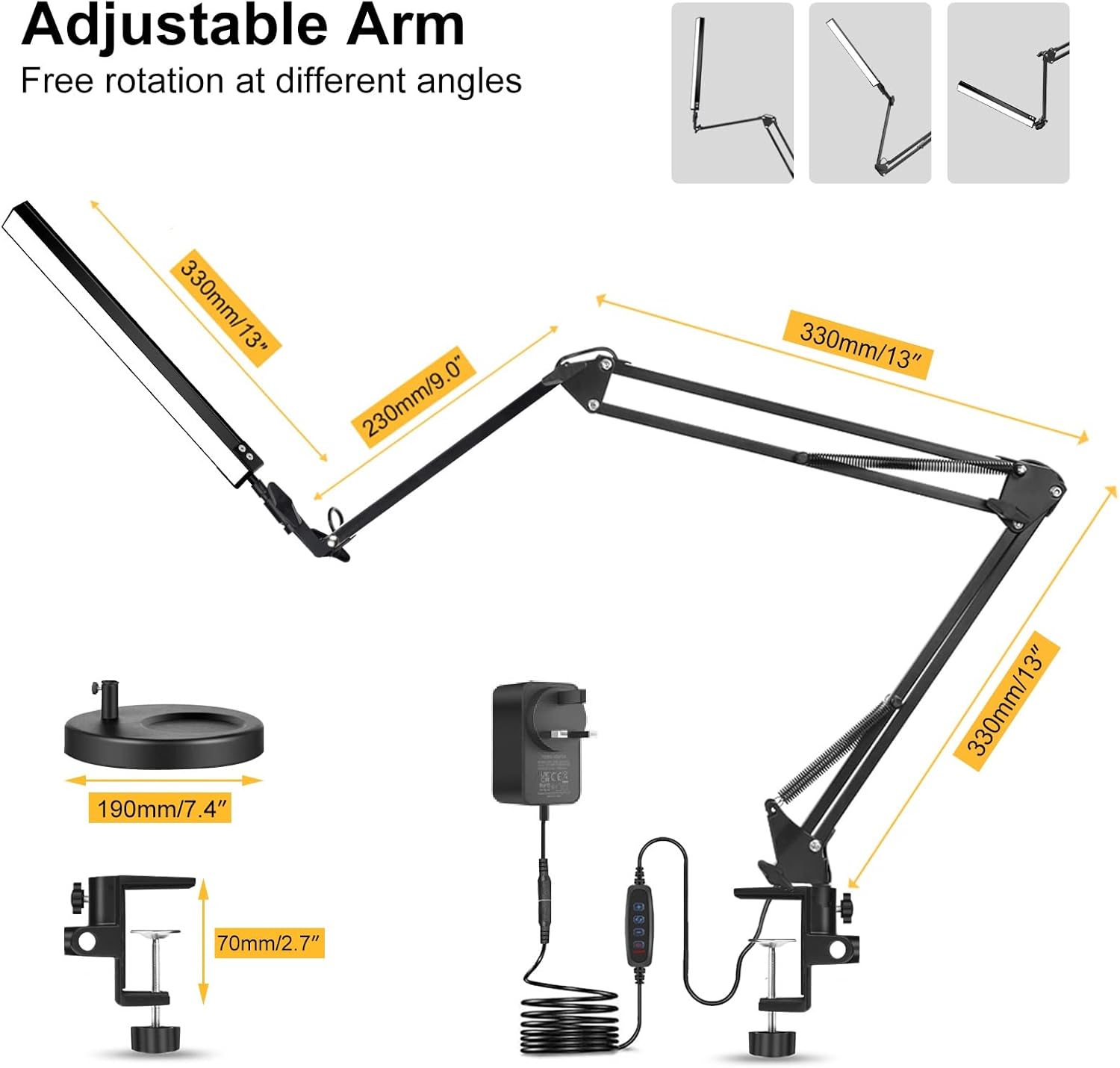 Lámpara Flexo LED Ajustable