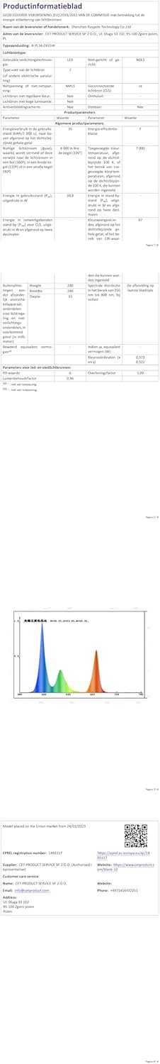 Foco LED RGB para Piscina 35W