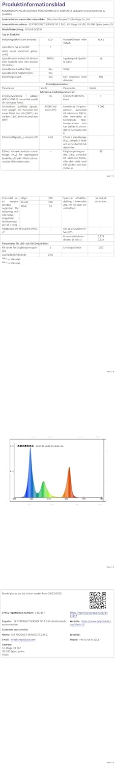 Foco LED RGB para Piscina 35W