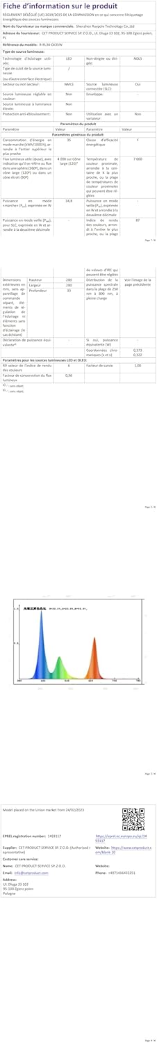 Foco LED RGB para Piscina 35W