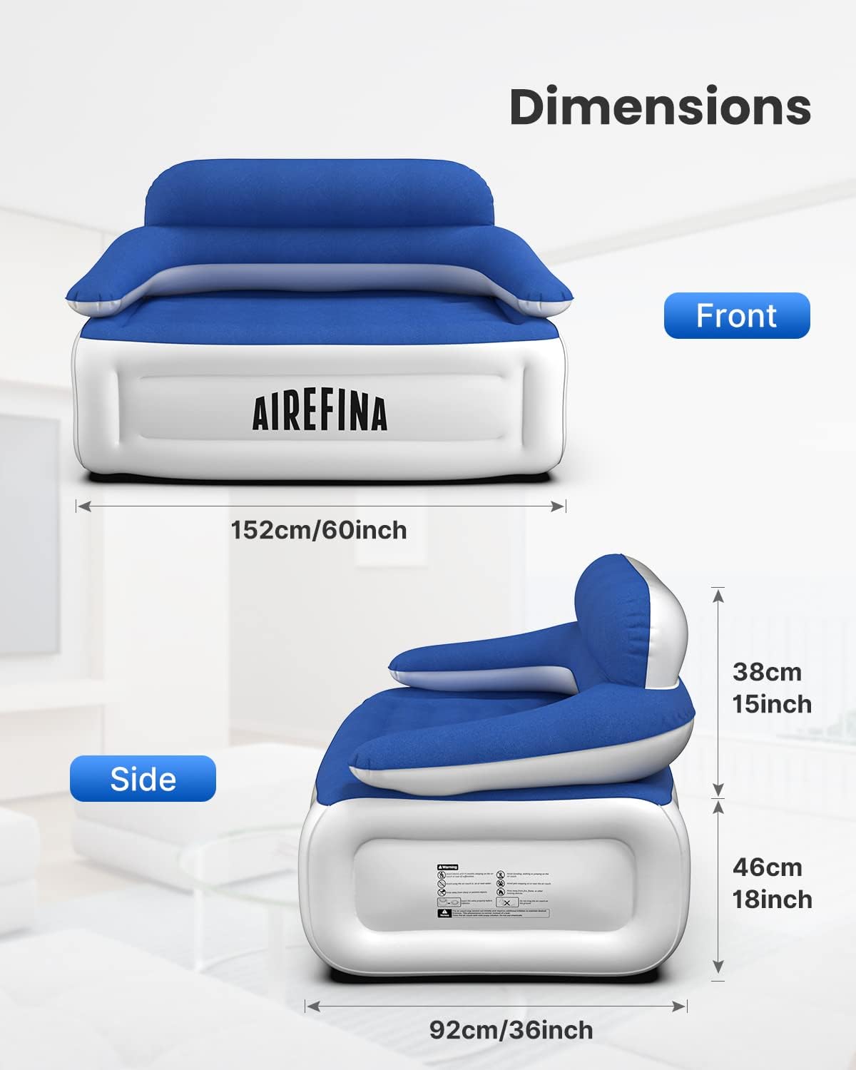 Sofá Inflable Airefina 3 Min.