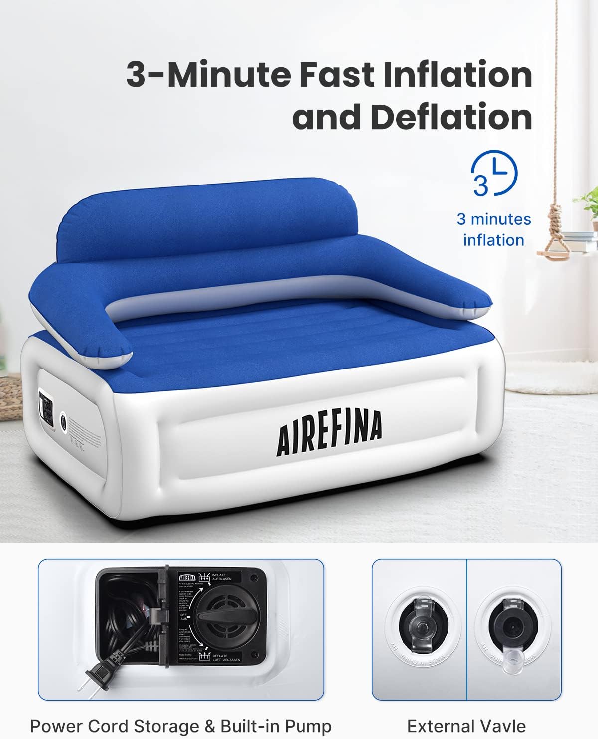 Sofá Inflable Airefina 3 Min.