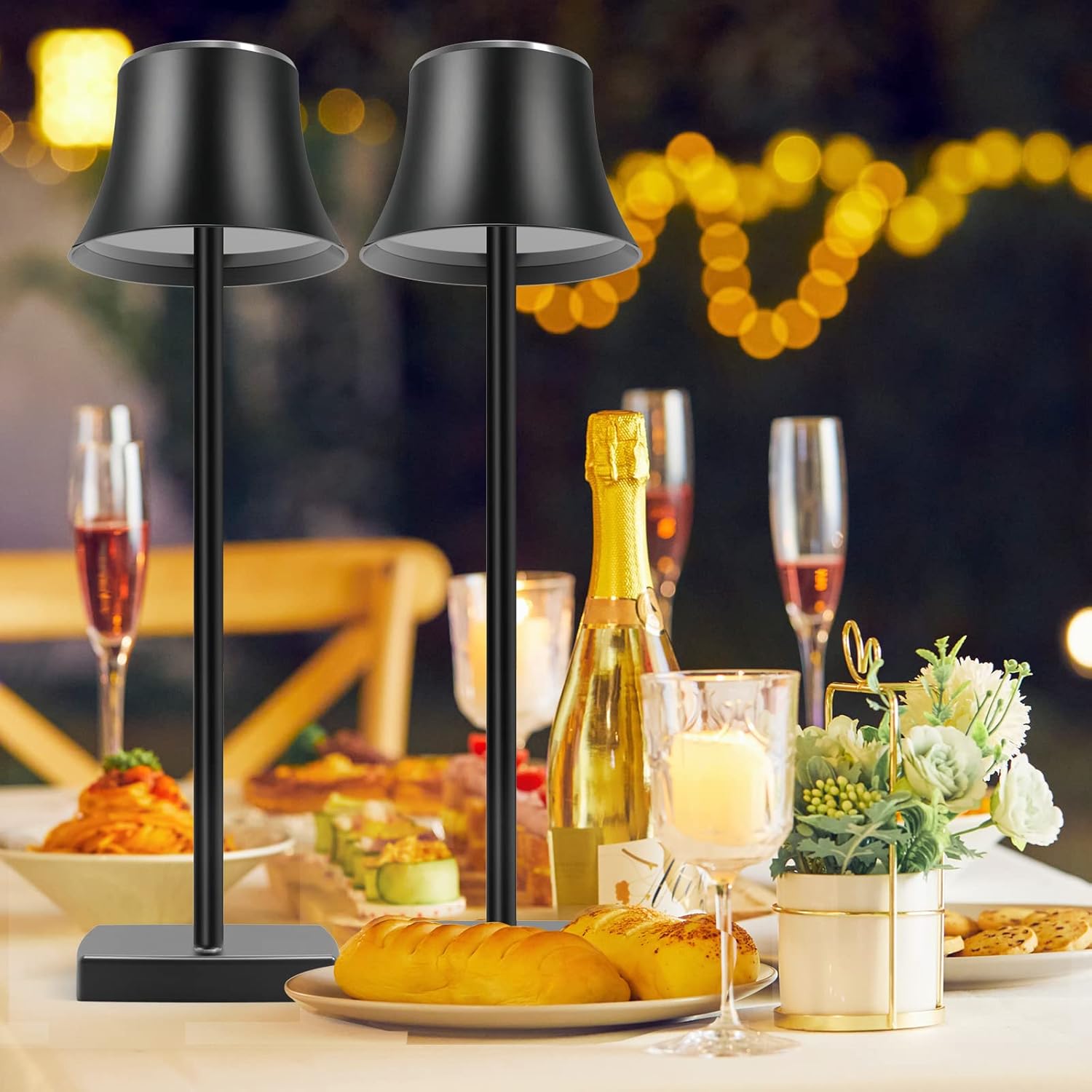 Lámpara de mesa LED recargable