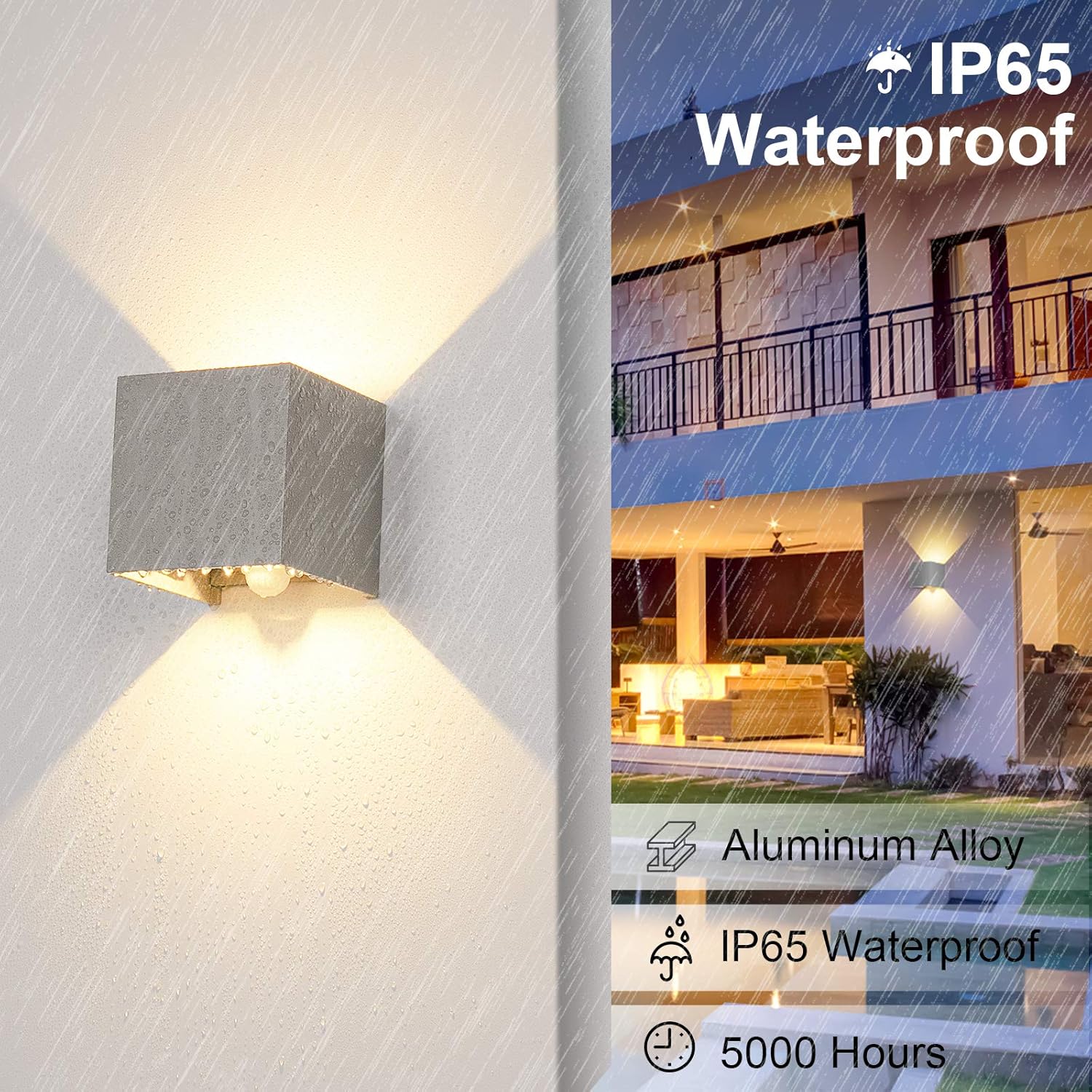 Aplique de Pared LED 12W IP65