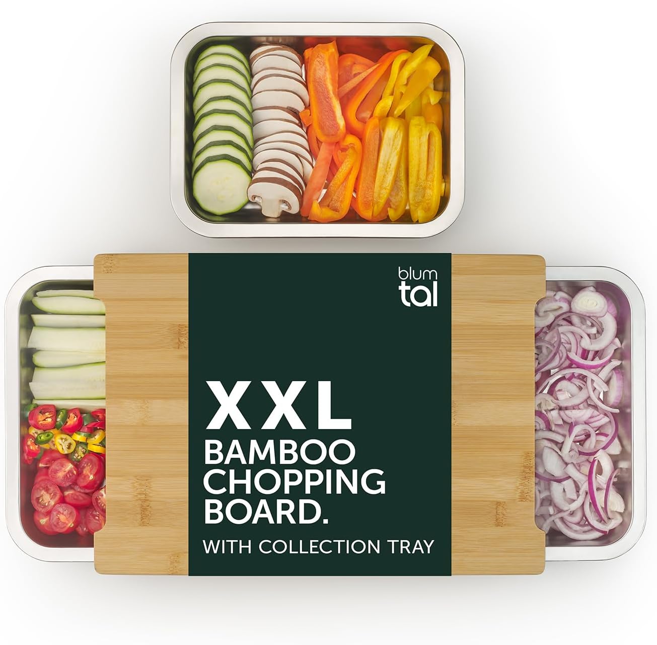 Tabla Cocina Bambú Antideslizante