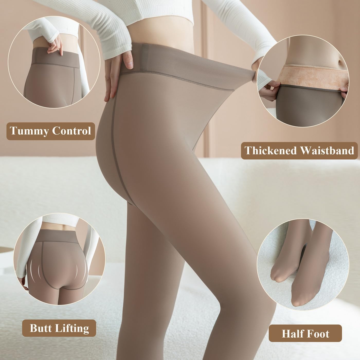 Medias térmicas mujer invierno