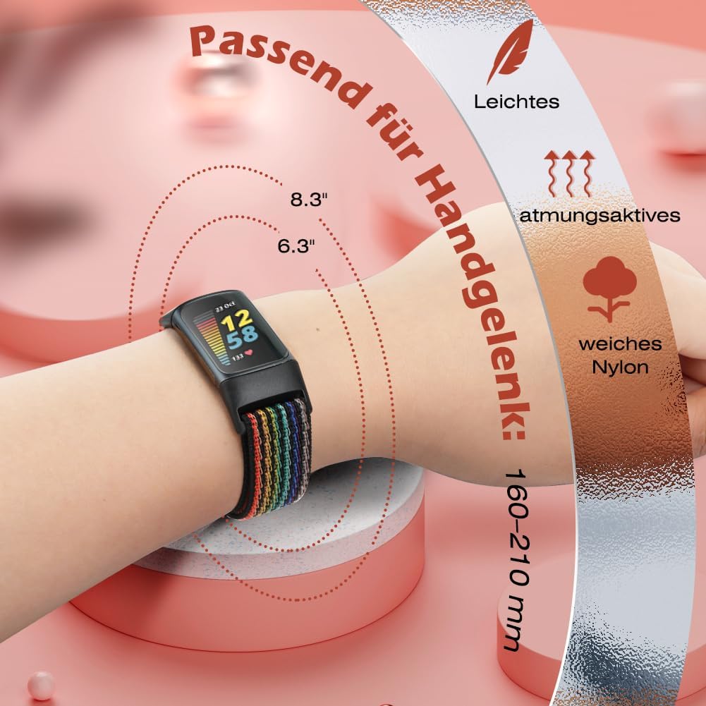 Correa de nailon para Fitbit
