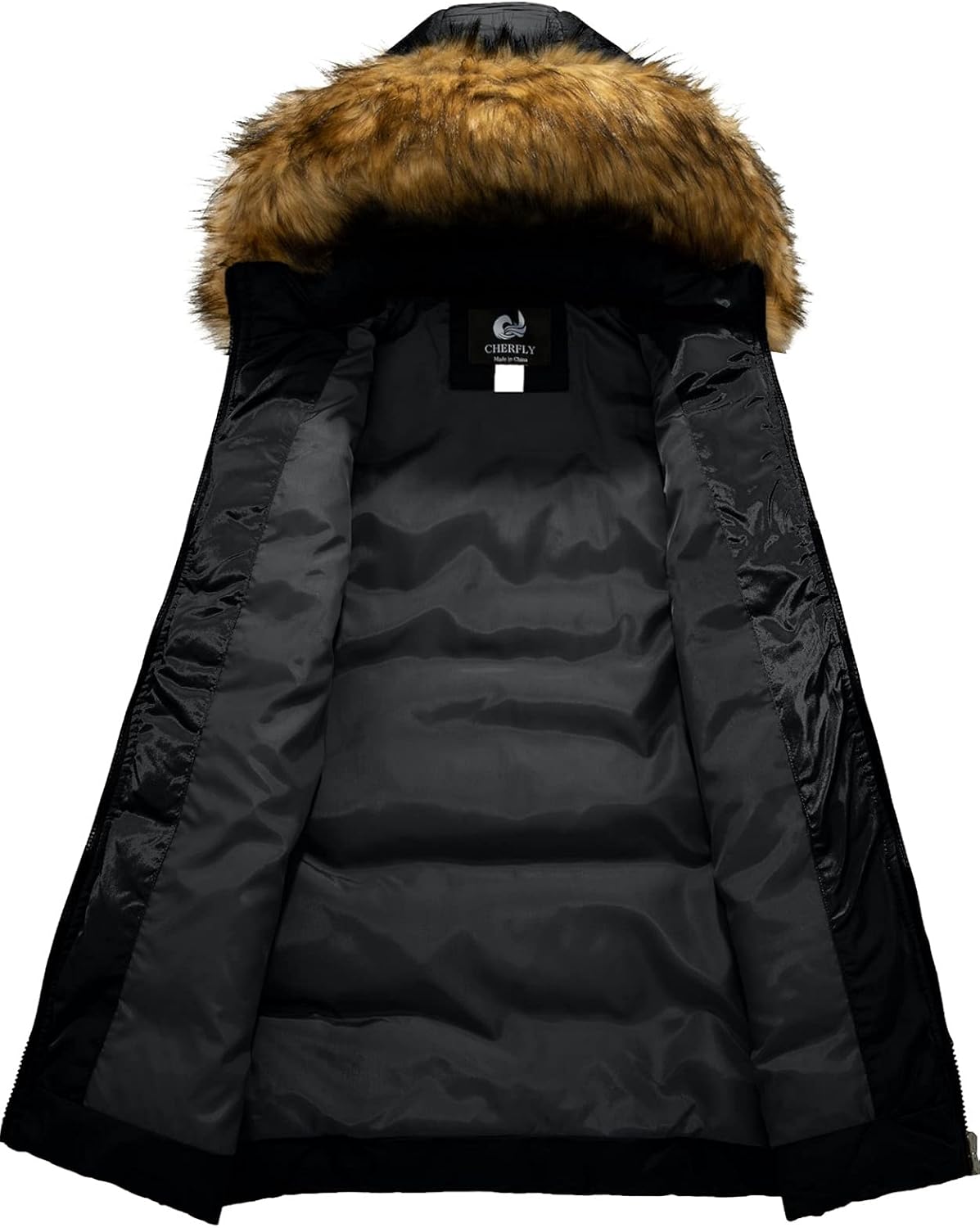 Abrigo de invierno con capucha - Talla S