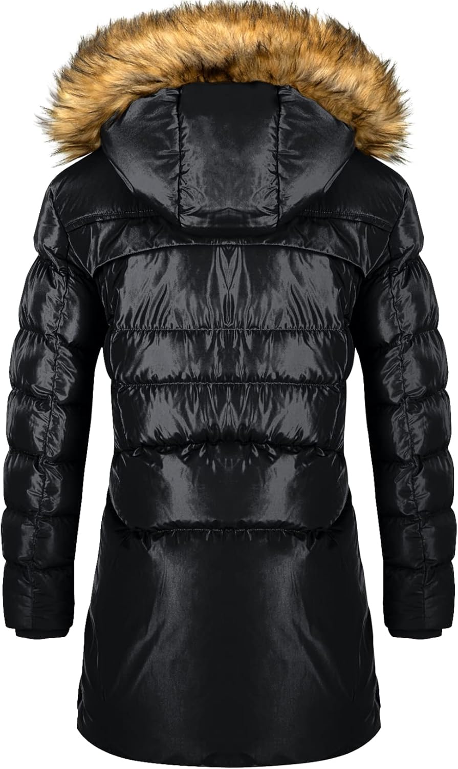 Abrigo de invierno con capucha - Talla S