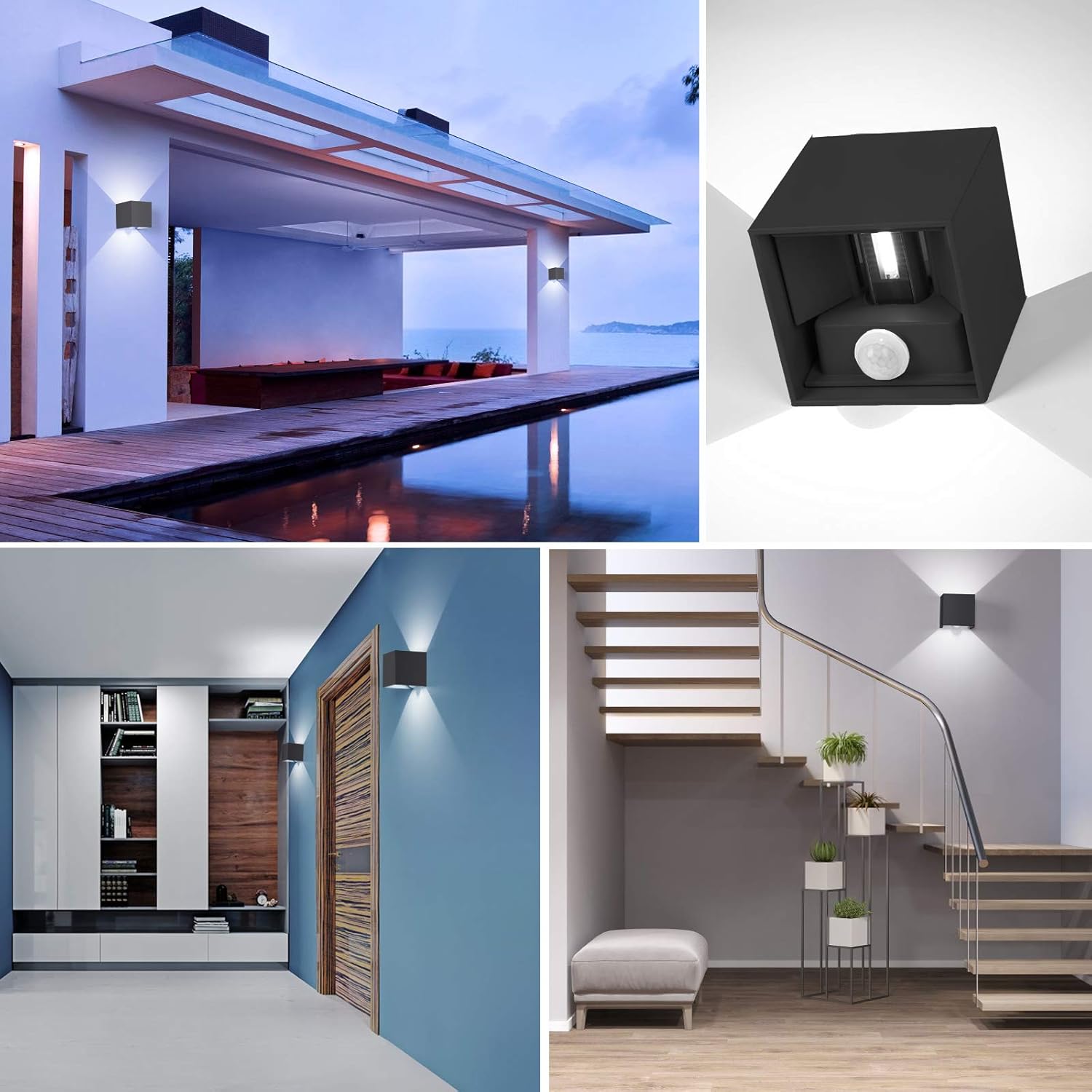 Aplique de Pared LED 12W IP65