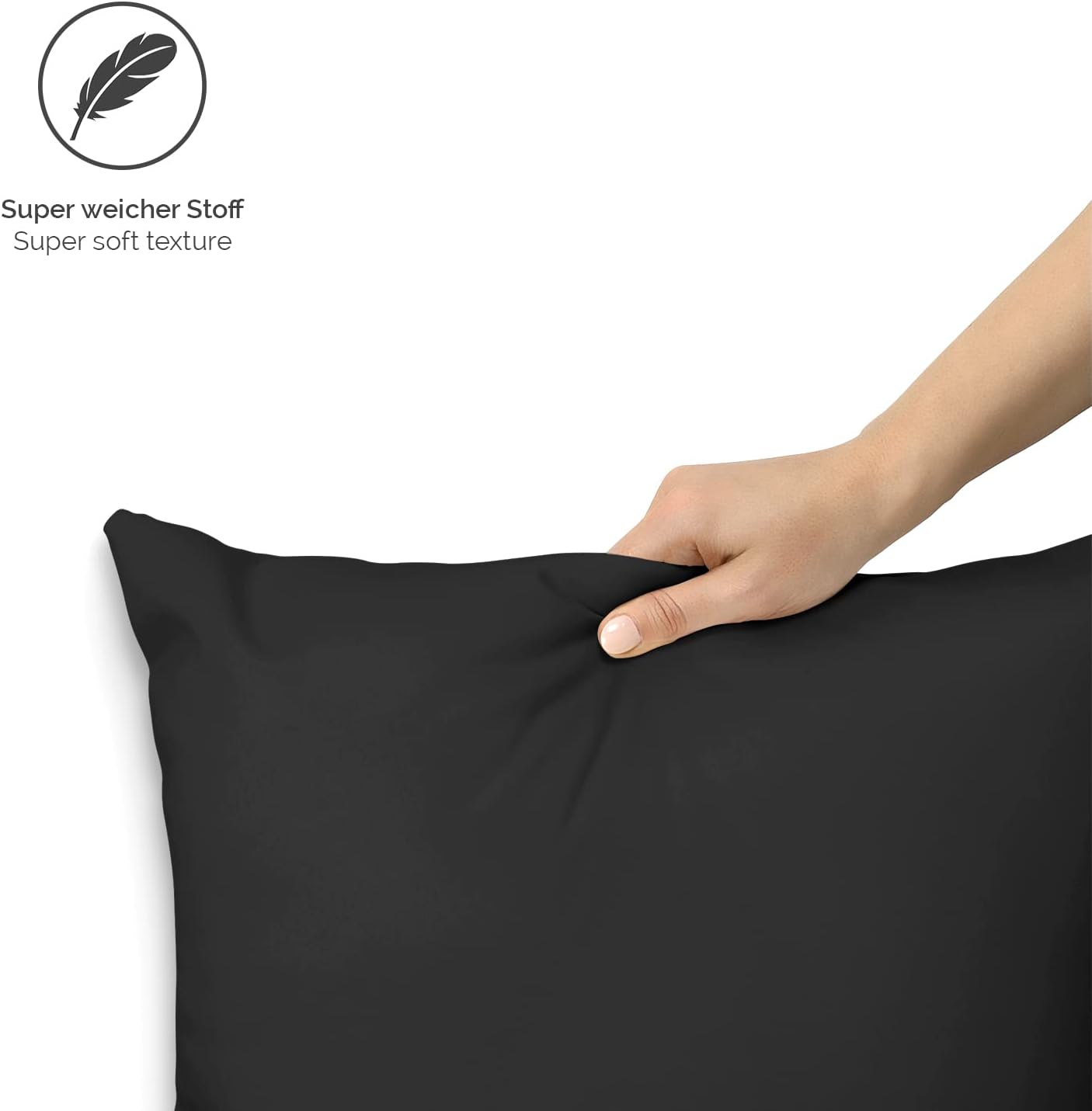 Funda de almohada Melunda 40x40