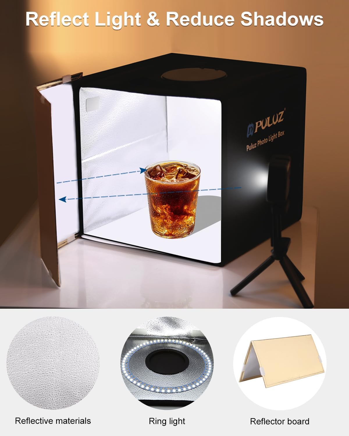 Caja de luz portátil 30cm