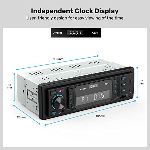 Autoradio Bluetooth 1DIN 60W