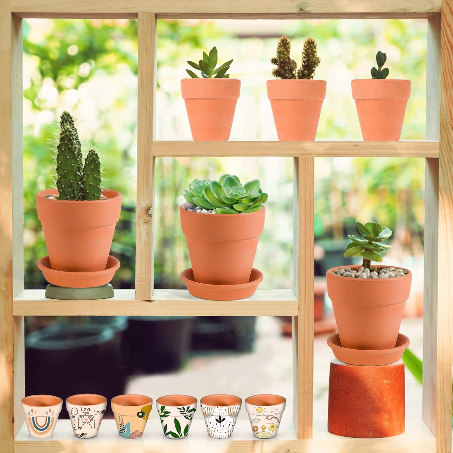 Mini Macetas de Terracota 16Pz