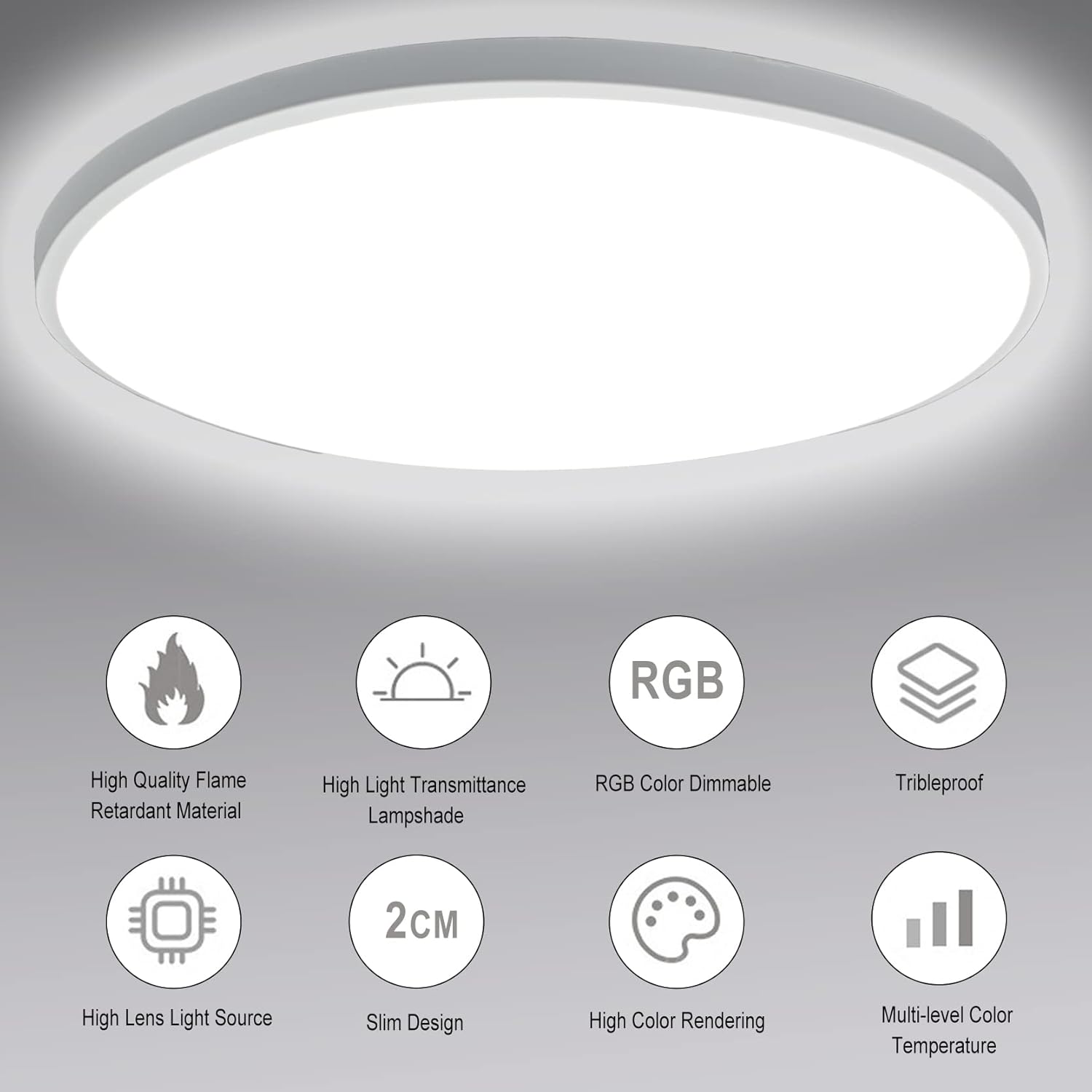 Lámpara LED BIAOQINBO 30W