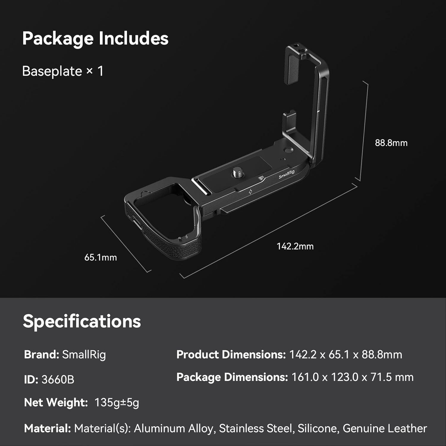 Soporte L SmallRig para Sony