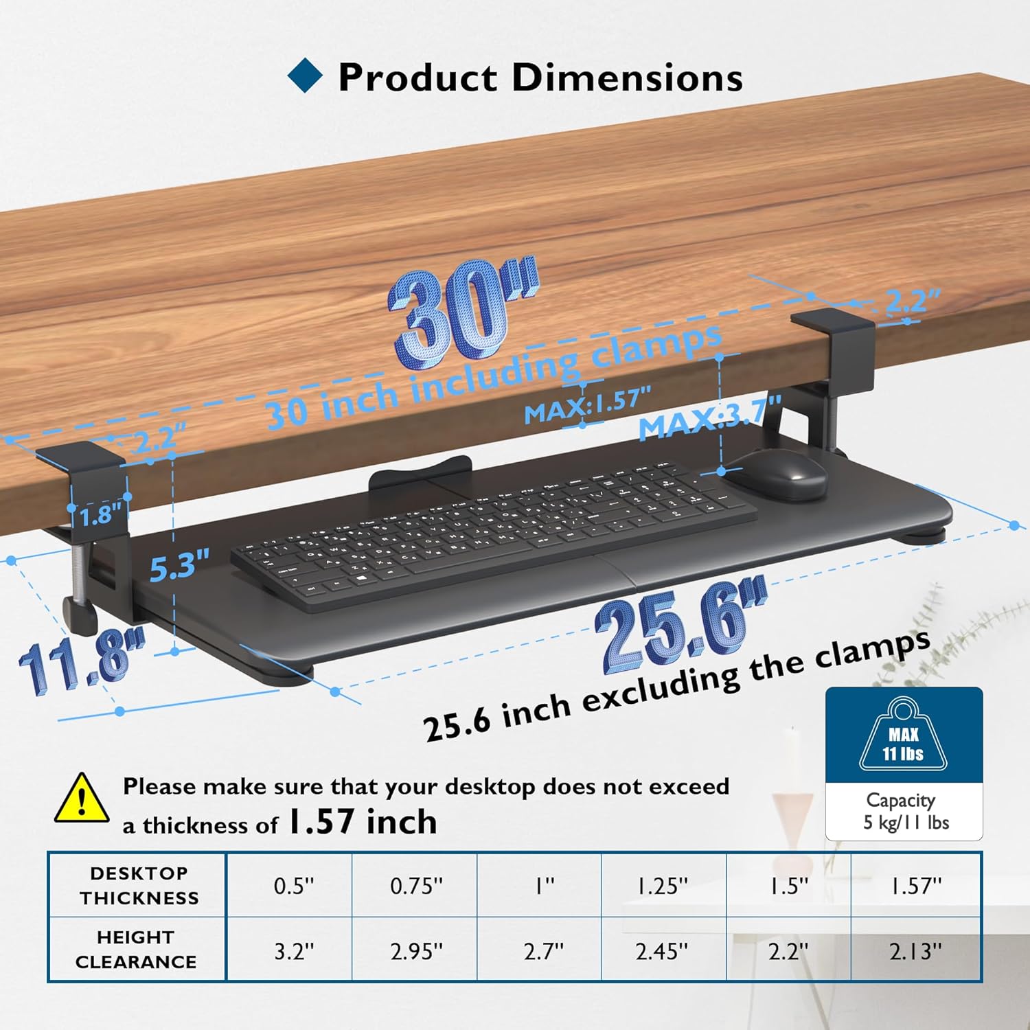 Plataforma Teclado Extraíble