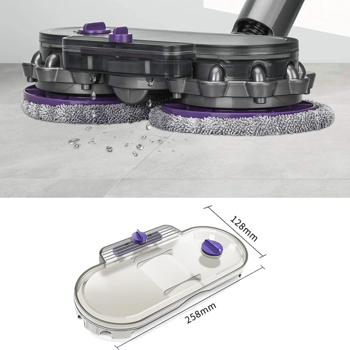 Cabezal y mopas para Dyson V12