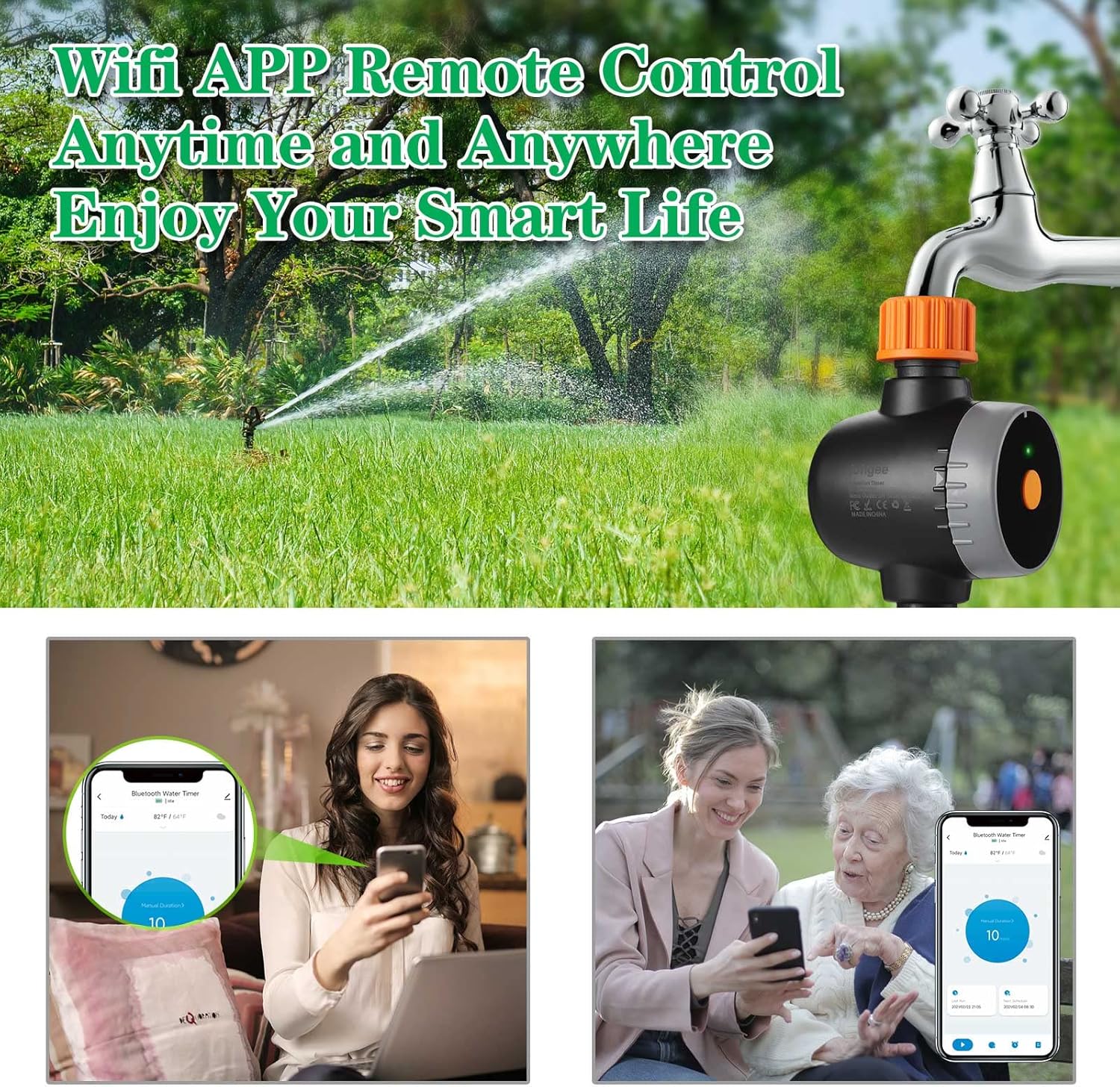Temporizador de Agua Wifi/Bluetooth
