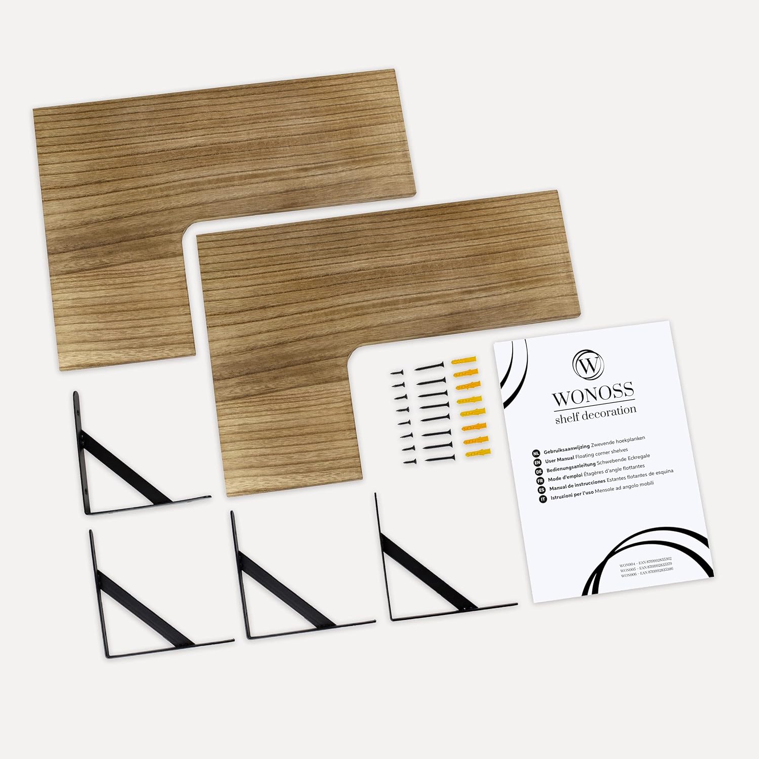 Estantes Esquinero de Madera