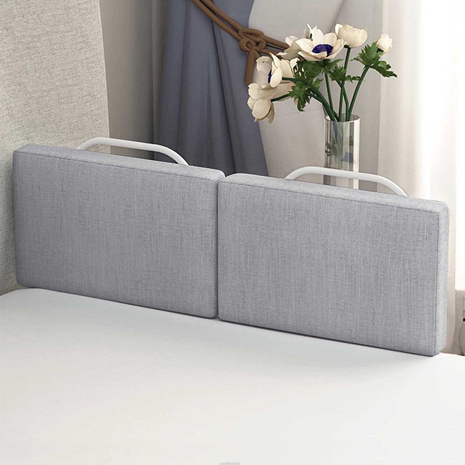 Barrera cama niños ajustable Gris 50cm