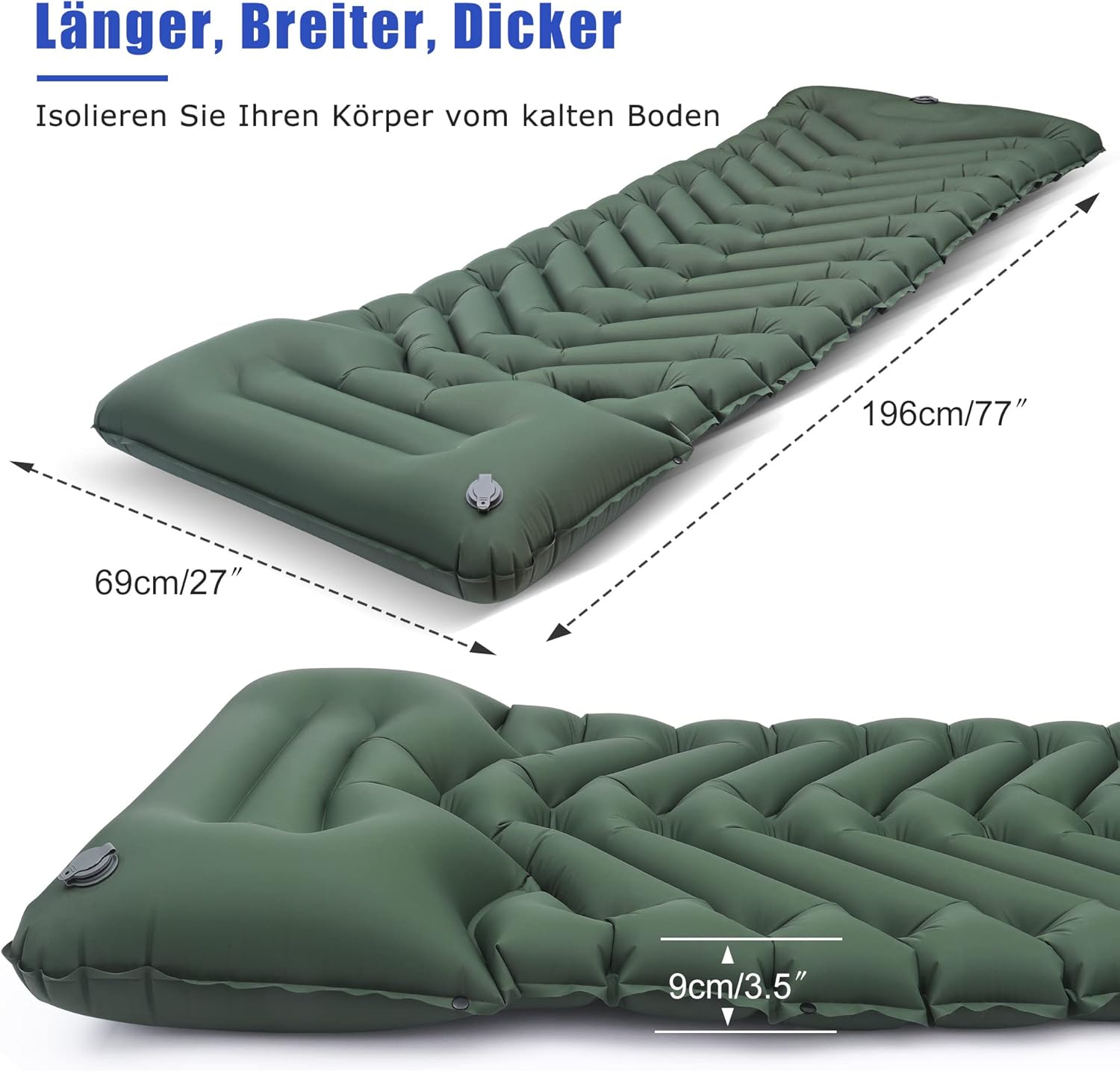 Colchoneta Camping Autoinflable