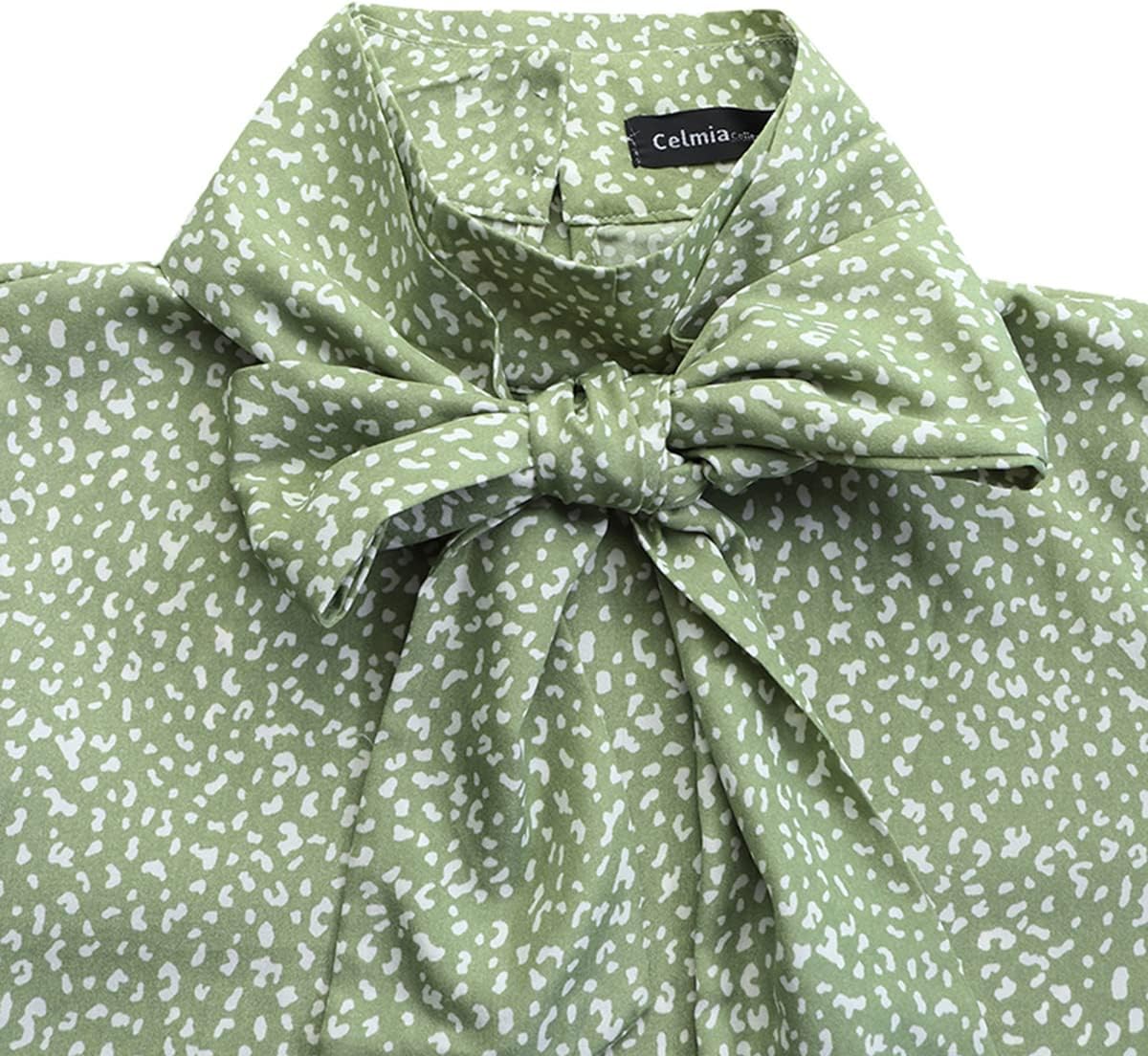 Blusa Satén Metálica con Lazo