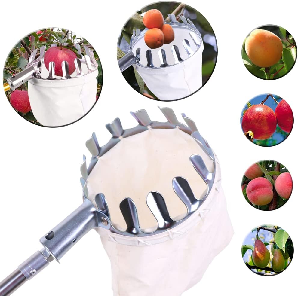 Recolector de Frutas Metálico