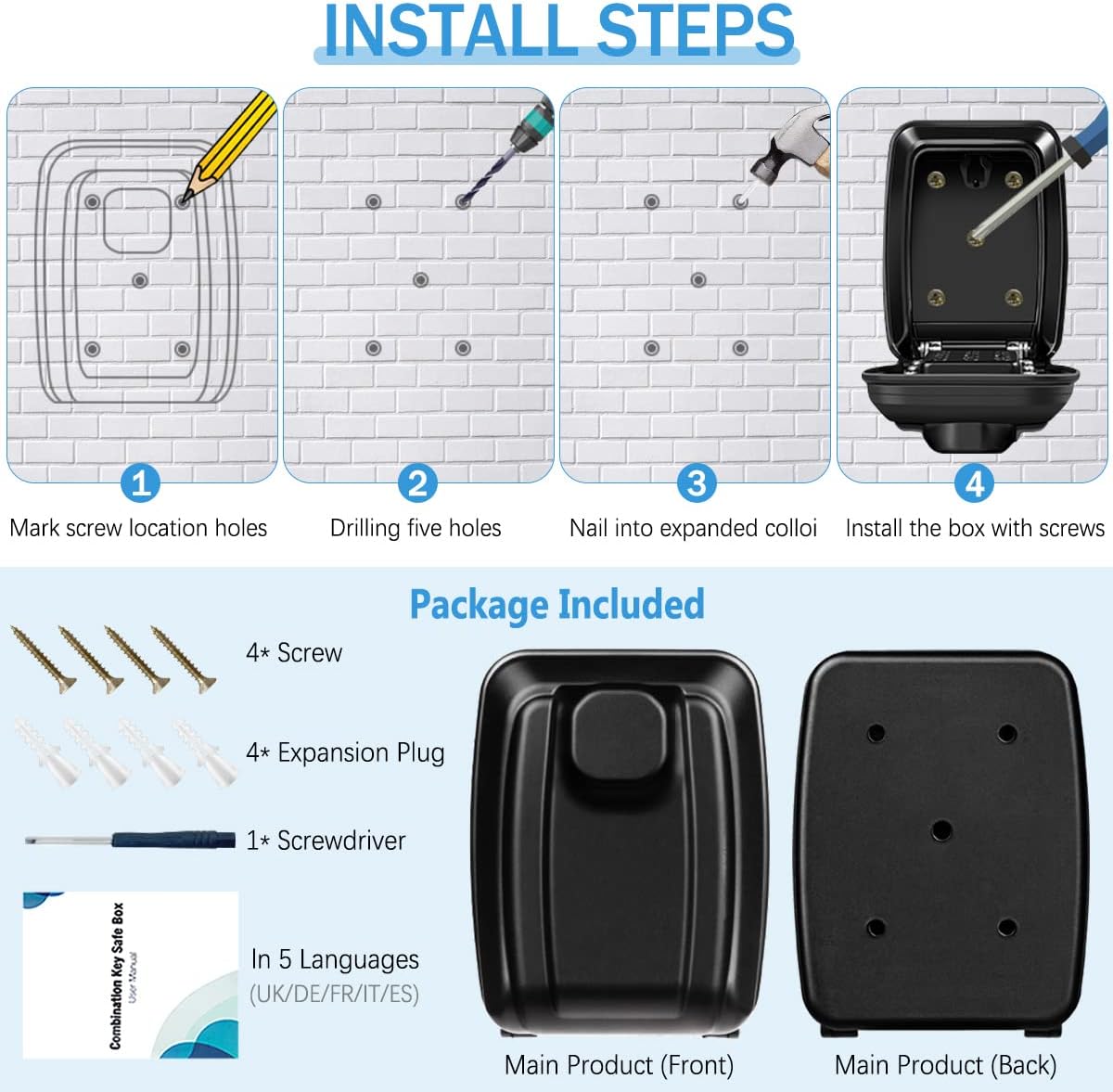 Caja de Seguridad para Llaves