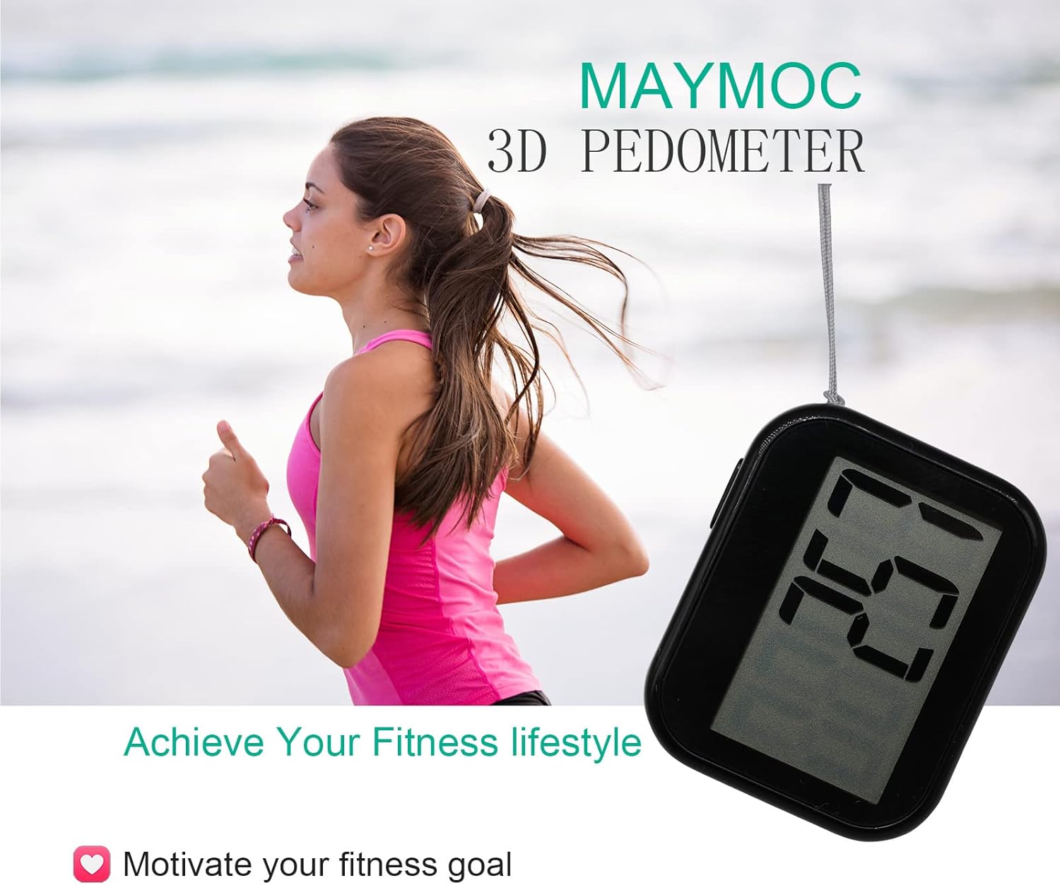 Podómetro 3D MAYMOC para Caminar
