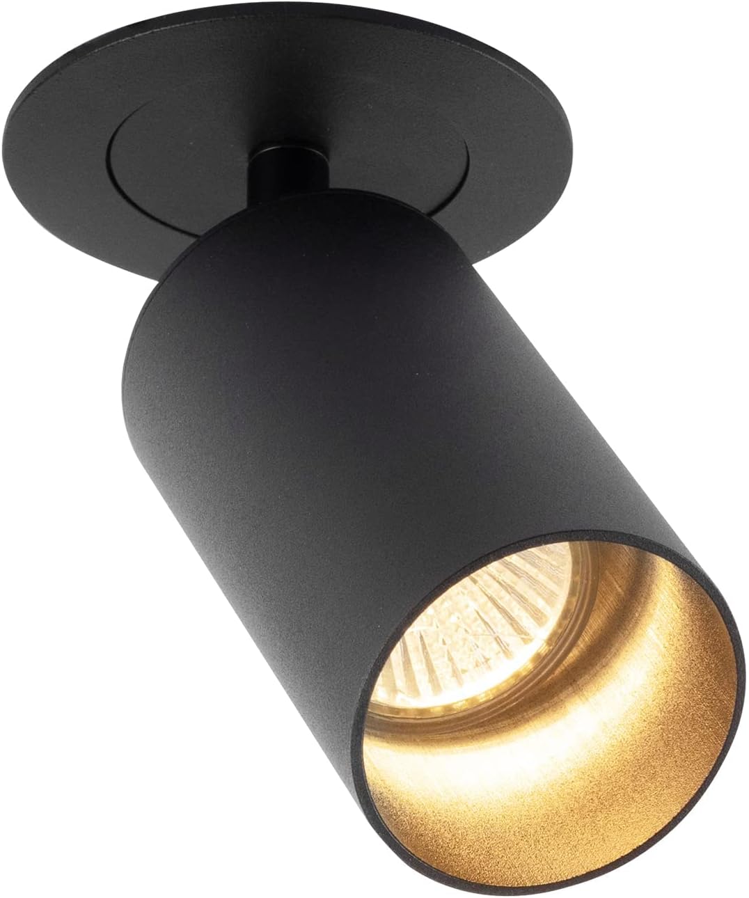 Foco giratorio LED 360° negro