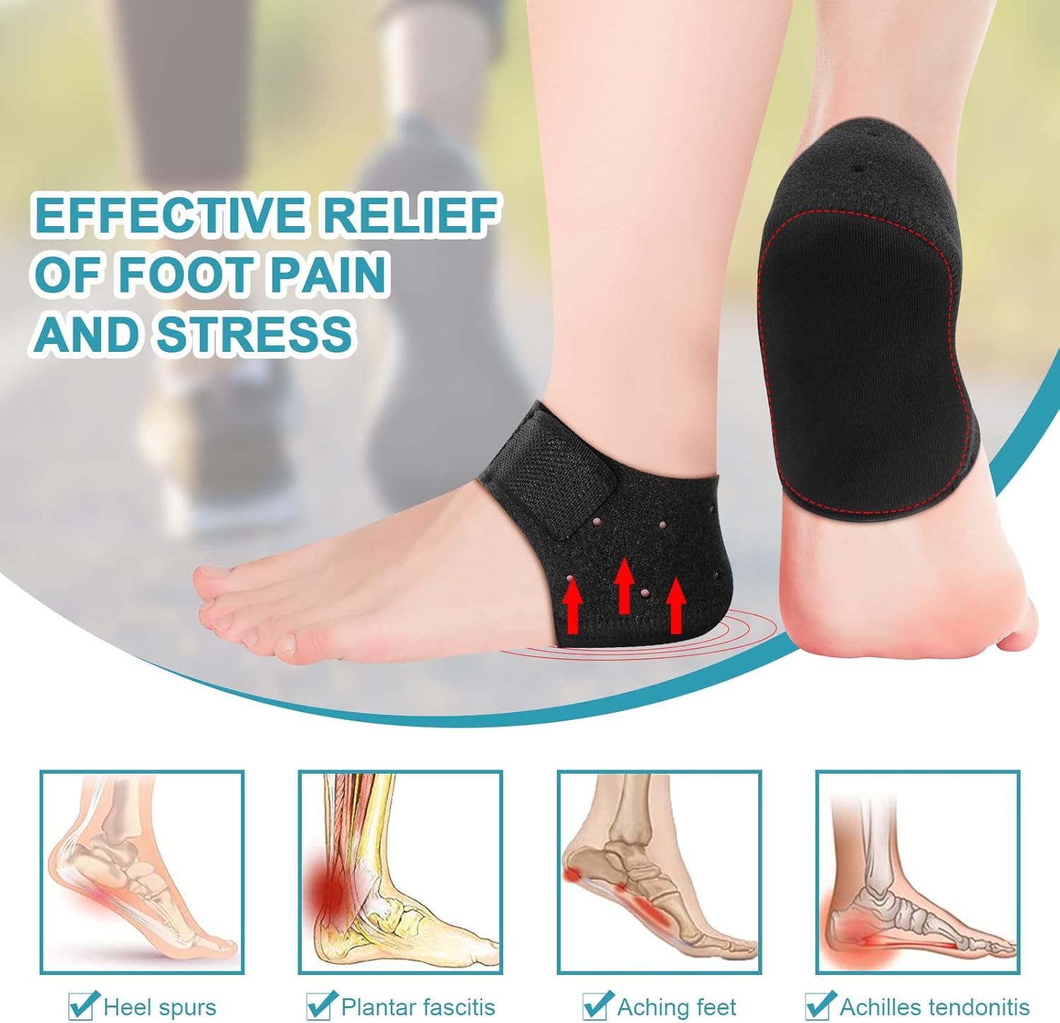 Protector de Talón de Gel L