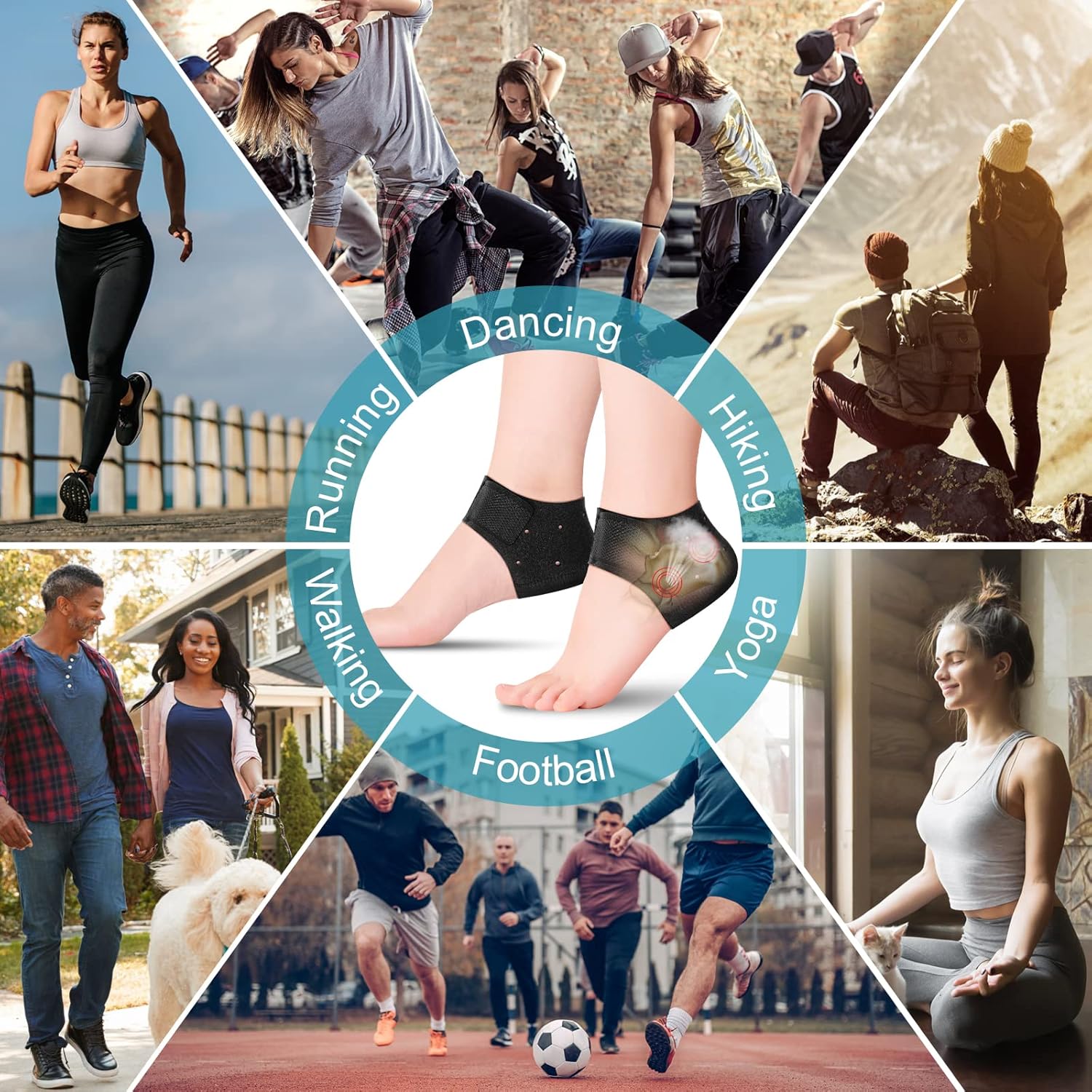 Protector de Talón de Gel L