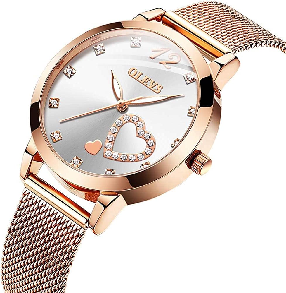 Reloj OLEVS Oro Rosa Corazón