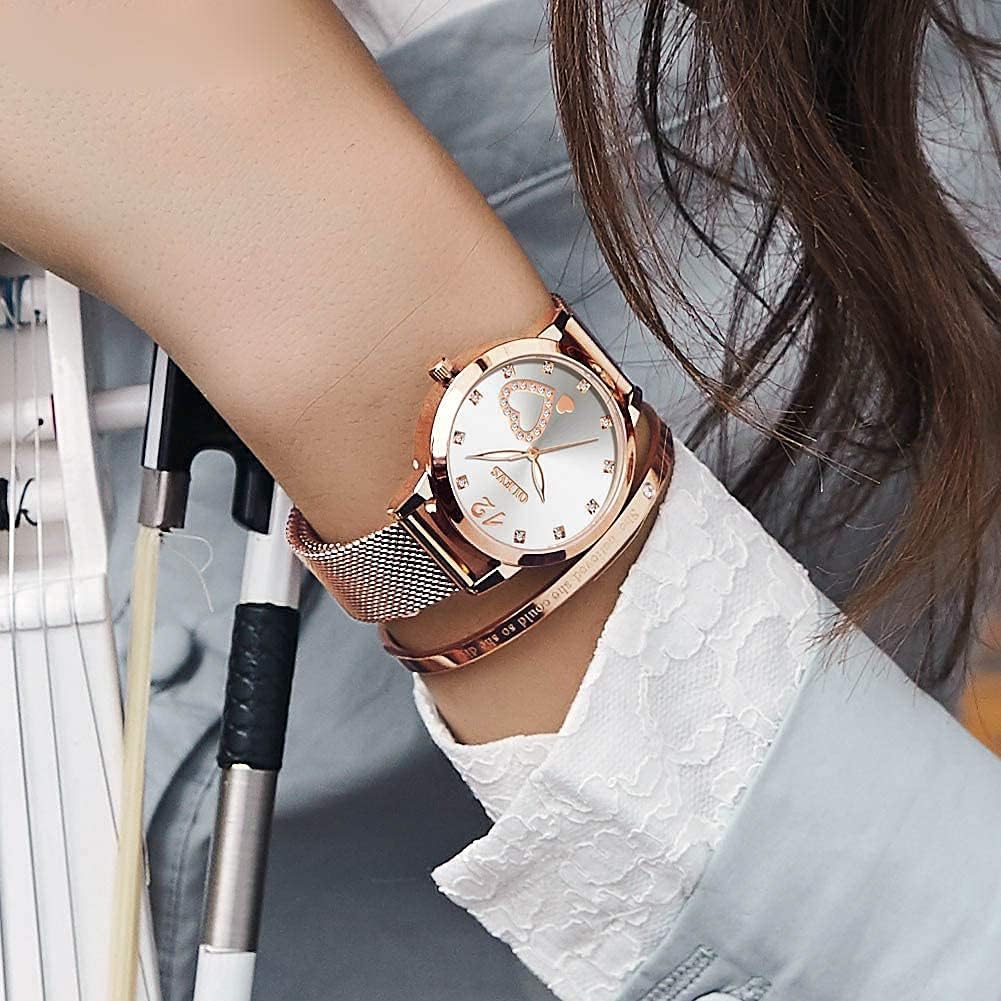 Reloj OLEVS Oro Rosa Corazón