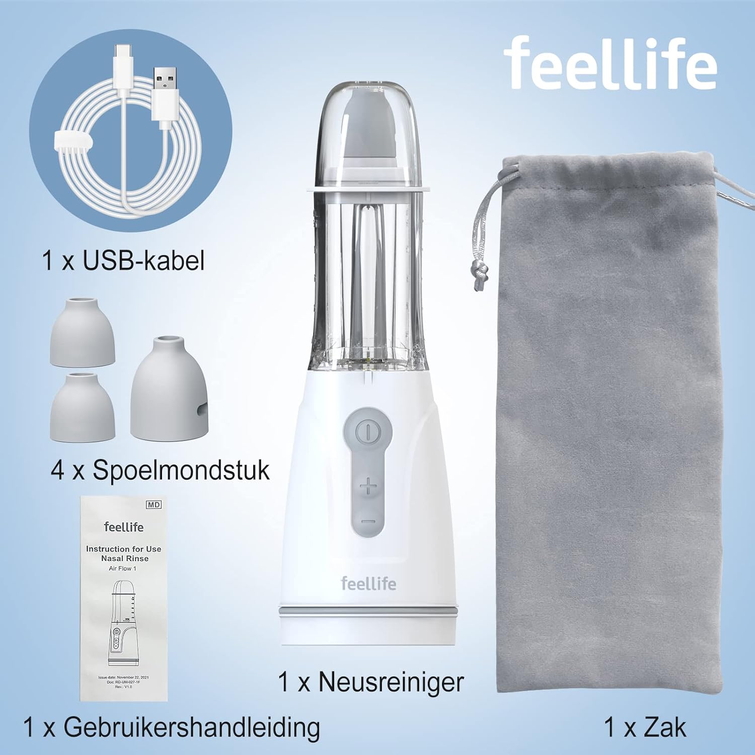 Ducha nasal eléctrica FEELLIFE